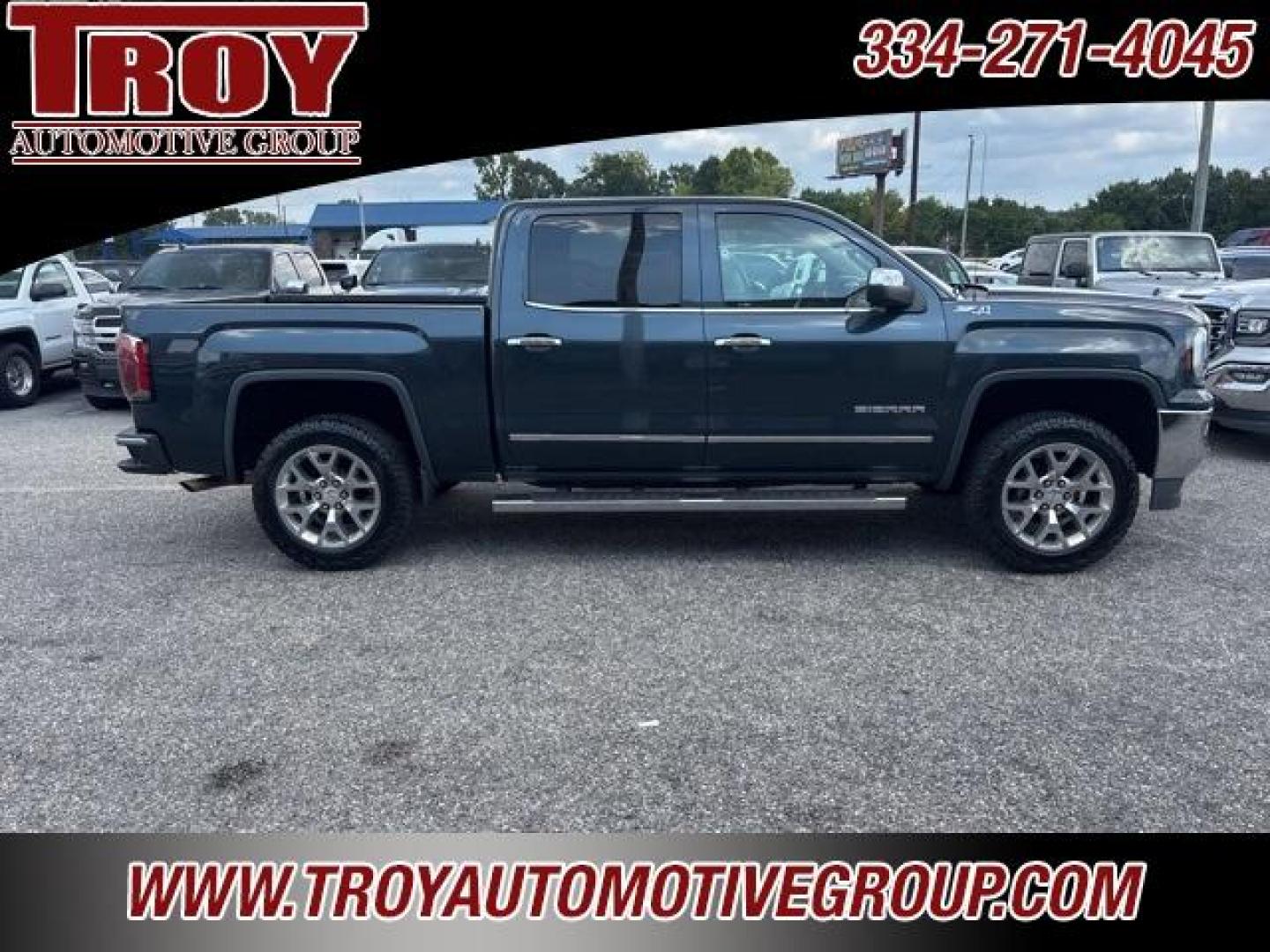 2018 Dark Slate Metallic /Cocoa/Dune GMC Sierra 1500 SLT (3GTU2NEC1JG) with an EcoTec3 5.3L V8 engine, Automatic transmission, located at 6812 Atlanta Hwy, Montgomery, AL, 36117, (334) 271-4045, 32.382118, -86.178673 - Navigation!!<br>Leveling Kit!!<br>Heated/Cooled Seats!!<br>Park Sensors!!<br>Spray N Bedliner!!<br>Tow Package!!<br>Dark Slate Metallic 2018 GMC Sierra 1500 SLT 4WD EcoTec3 5.3L V8 8-Speed Automatic with Overdrive<br><br>Financing Available---Top Value for Trades - Photo#11