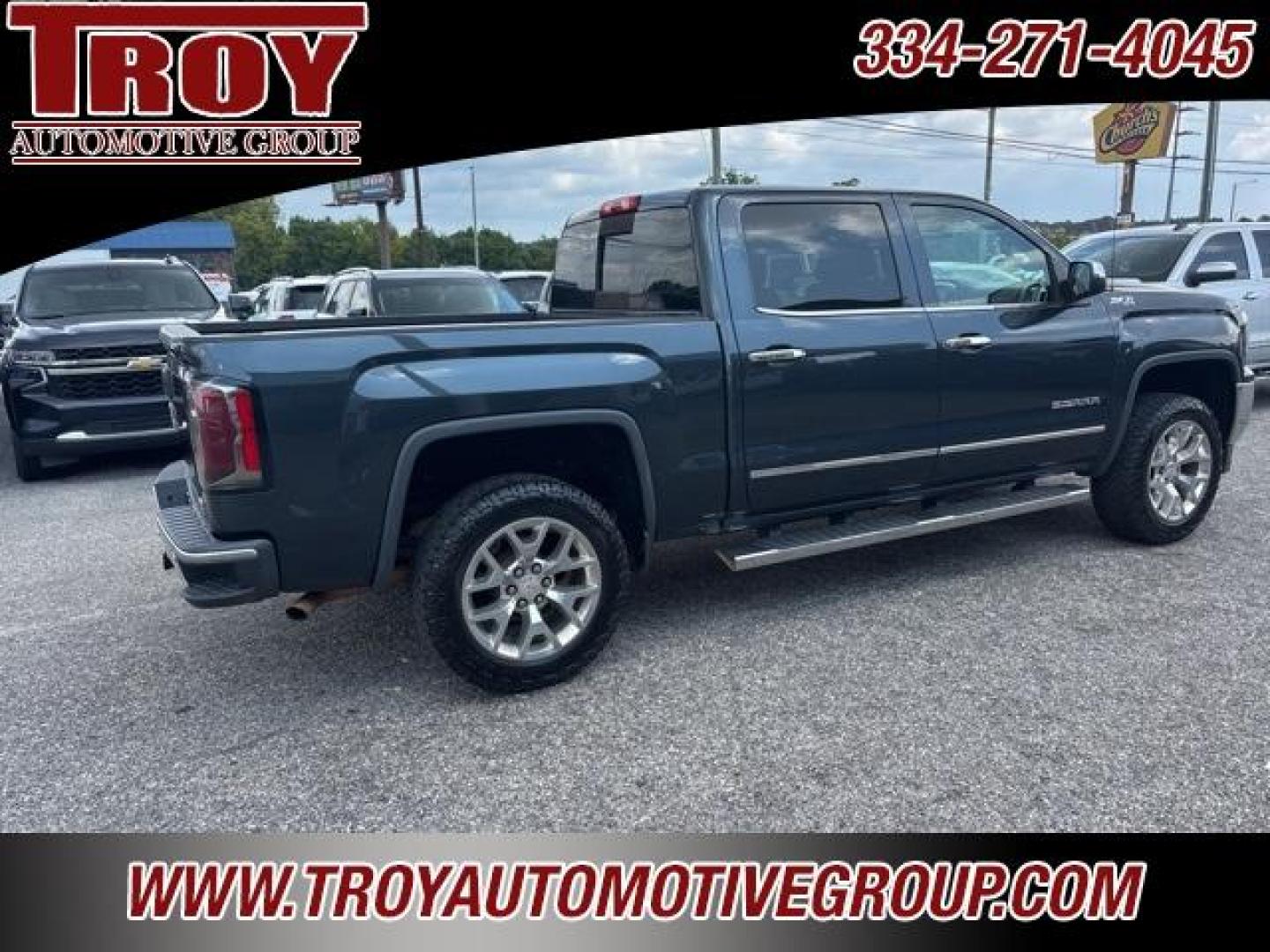 2018 Dark Slate Metallic /Cocoa/Dune GMC Sierra 1500 SLT (3GTU2NEC1JG) with an EcoTec3 5.3L V8 engine, Automatic transmission, located at 6812 Atlanta Hwy, Montgomery, AL, 36117, (334) 271-4045, 32.382118, -86.178673 - Navigation!!<br>Leveling Kit!!<br>Heated/Cooled Seats!!<br>Park Sensors!!<br>Spray N Bedliner!!<br>Tow Package!!<br>Dark Slate Metallic 2018 GMC Sierra 1500 SLT 4WD EcoTec3 5.3L V8 8-Speed Automatic with Overdrive<br><br>Financing Available---Top Value for Trades - Photo#12