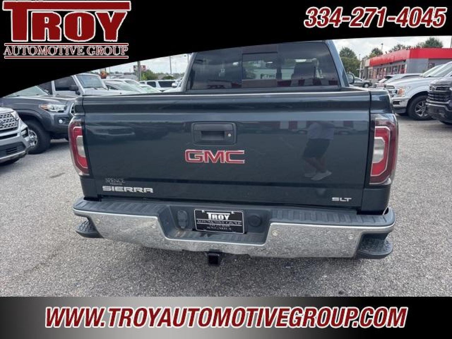 2018 Dark Slate Metallic /Cocoa/Dune GMC Sierra 1500 SLT (3GTU2NEC1JG) with an EcoTec3 5.3L V8 engine, Automatic transmission, located at 6812 Atlanta Hwy, Montgomery, AL, 36117, (334) 271-4045, 32.382118, -86.178673 - Navigation!!<br>Leveling Kit!!<br>Heated/Cooled Seats!!<br>Park Sensors!!<br>Spray N Bedliner!!<br>Tow Package!!<br>Dark Slate Metallic 2018 GMC Sierra 1500 SLT 4WD EcoTec3 5.3L V8 8-Speed Automatic with Overdrive<br><br>Financing Available---Top Value for Trades - Photo#15
