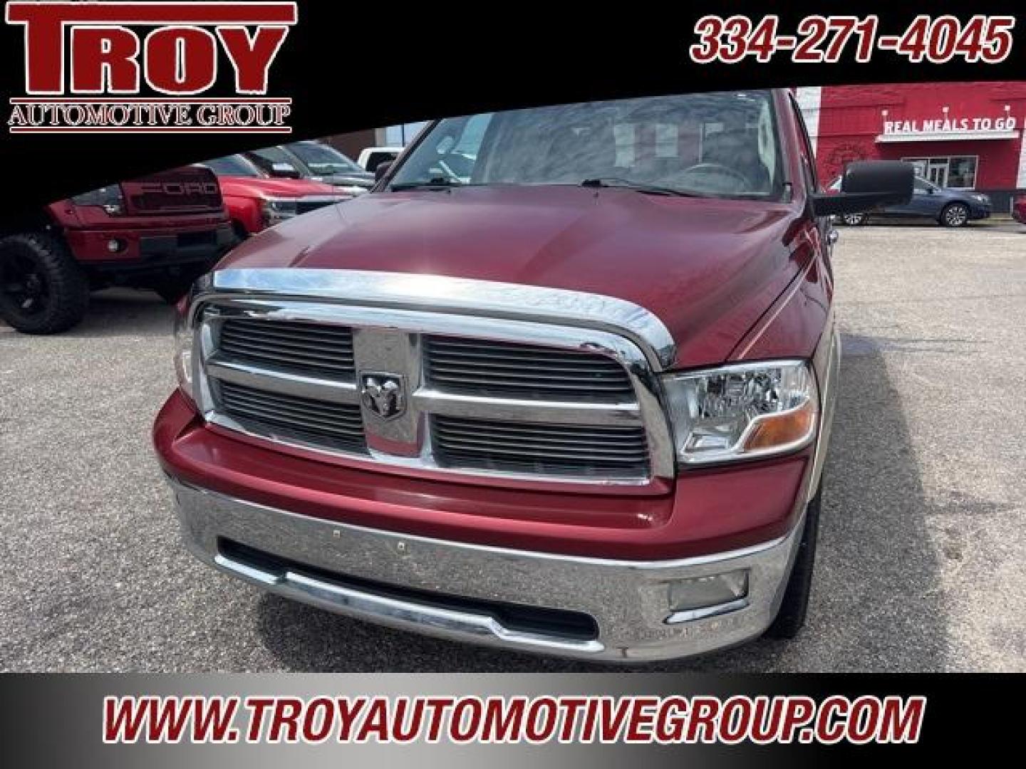 2012 Deep Cherry Red Crystal Pearlcoat /Brown Ram 1500 Big Horn (1C6RD6LT4CS) with an HEMI 5.7L V8 Multi Displacement VVT engine, Automatic transmission, located at 6812 Atlanta Hwy, Montgomery, AL, 36117, (334) 271-4045, 32.382118, -86.178673 - Photo#4