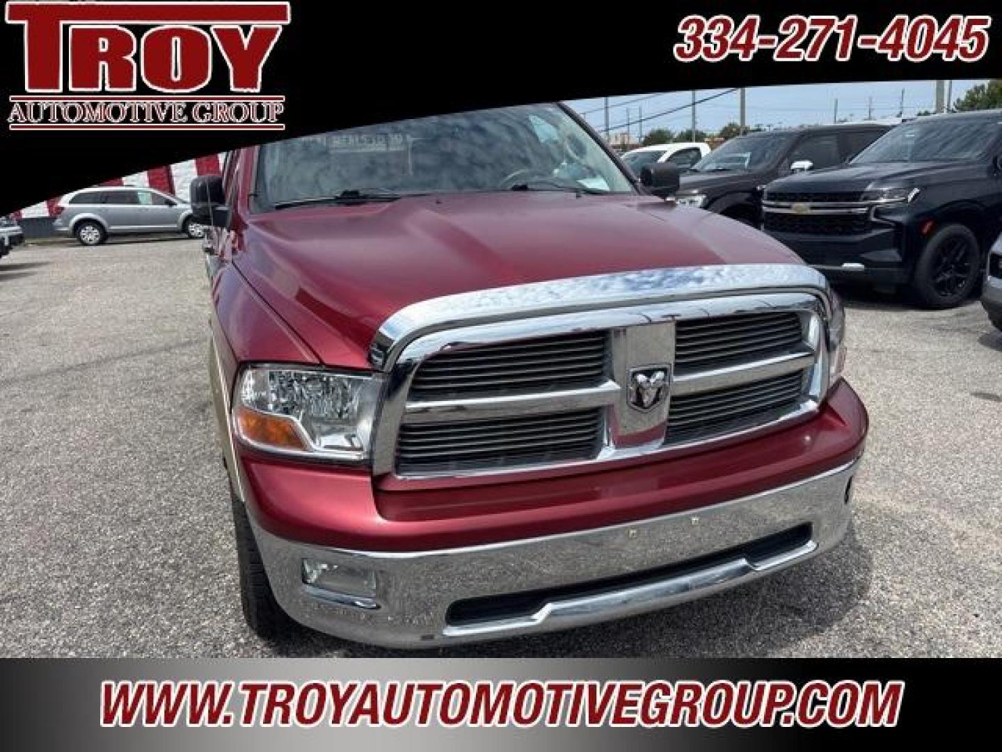 2012 Deep Cherry Red Crystal Pearlcoat /Brown Ram 1500 Big Horn (1C6RD6LT4CS) with an HEMI 5.7L V8 Multi Displacement VVT engine, Automatic transmission, located at 6812 Atlanta Hwy, Montgomery, AL, 36117, (334) 271-4045, 32.382118, -86.178673 - Photo#5