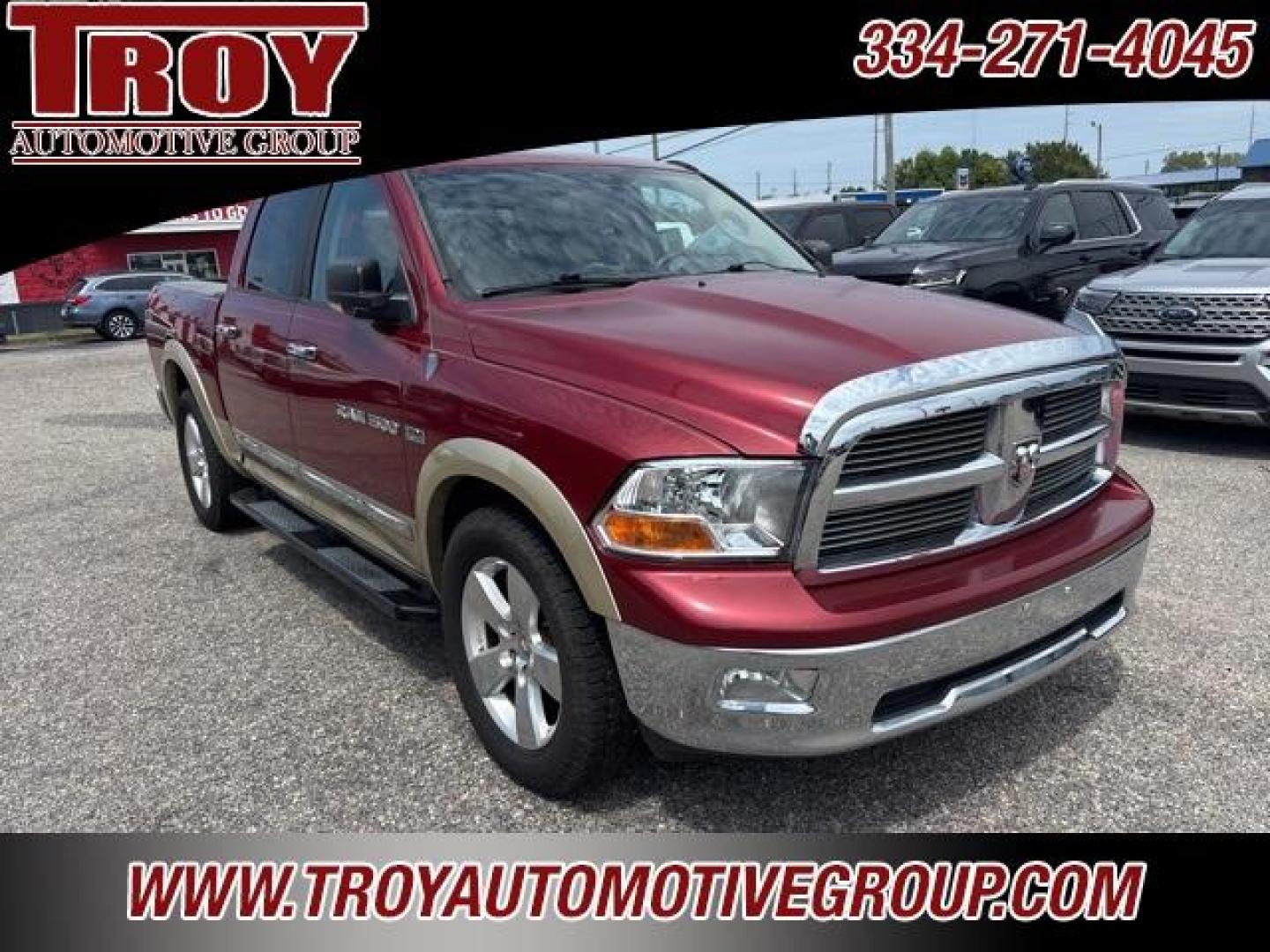 2012 Deep Cherry Red Crystal Pearlcoat /Brown Ram 1500 Big Horn (1C6RD6LT4CS) with an HEMI 5.7L V8 Multi Displacement VVT engine, Automatic transmission, located at 6812 Atlanta Hwy, Montgomery, AL, 36117, (334) 271-4045, 32.382118, -86.178673 - Photo#6