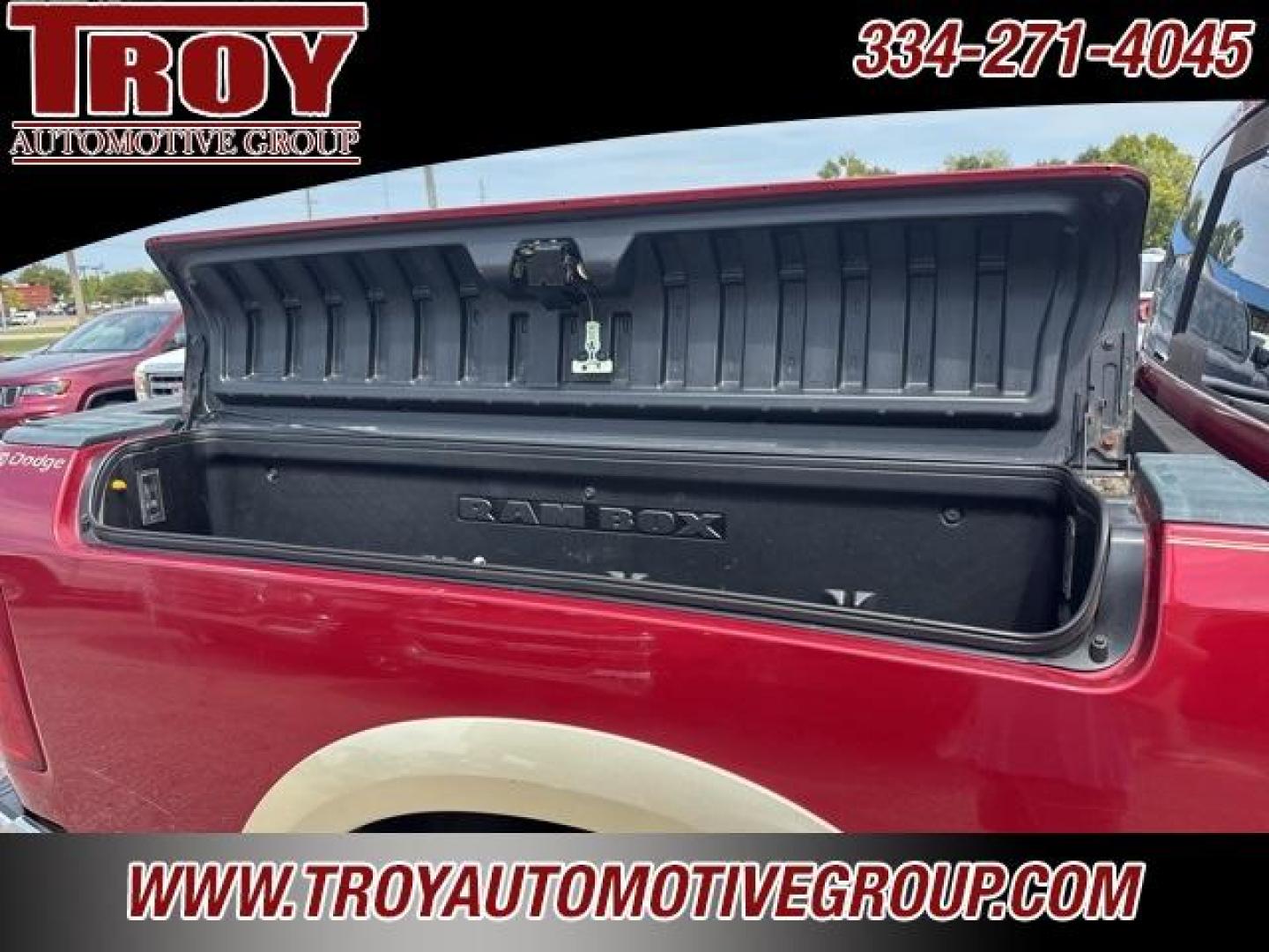 2012 Deep Cherry Red Crystal Pearlcoat /Brown Ram 1500 Big Horn (1C6RD6LT4CS) with an HEMI 5.7L V8 Multi Displacement VVT engine, Automatic transmission, located at 6812 Atlanta Hwy, Montgomery, AL, 36117, (334) 271-4045, 32.382118, -86.178673 - Photo#17