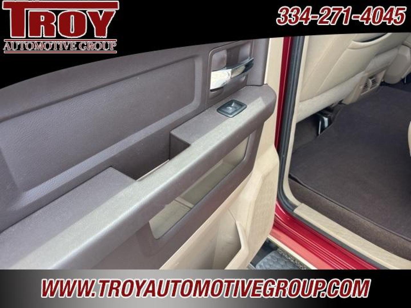 2012 Deep Cherry Red Crystal Pearlcoat /Brown Ram 1500 Big Horn (1C6RD6LT4CS) with an HEMI 5.7L V8 Multi Displacement VVT engine, Automatic transmission, located at 6812 Atlanta Hwy, Montgomery, AL, 36117, (334) 271-4045, 32.382118, -86.178673 - Photo#33