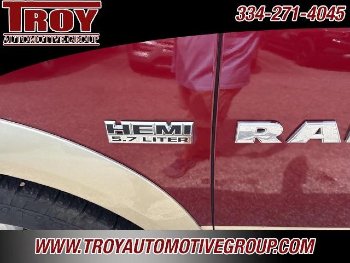 2012 Deep Cherry Red Crystal Pearlcoat /Brown Ram 1500 Big Horn (1C6RD6LT4CS) with an HEMI 5.7L V8 Multi Displacement VVT engine, Automatic transmission, located at 6812 Atlanta Hwy, Montgomery, AL, 36117, (334) 271-4045, 32.382118, -86.178673 - Photo#36