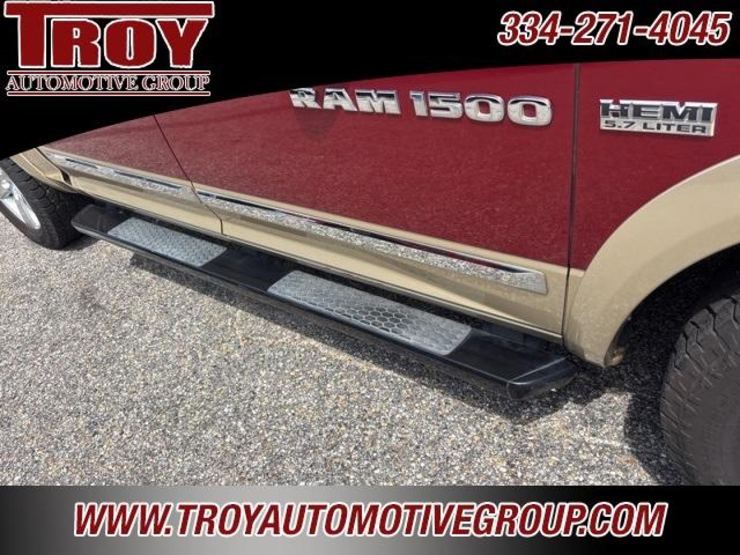2012 Deep Cherry Red Crystal Pearlcoat /Brown Ram 1500 Big Horn (1C6RD6LT4CS) with an HEMI 5.7L V8 Multi Displacement VVT engine, Automatic transmission, located at 6812 Atlanta Hwy, Montgomery, AL, 36117, (334) 271-4045, 32.382118, -86.178673 - Photo#39