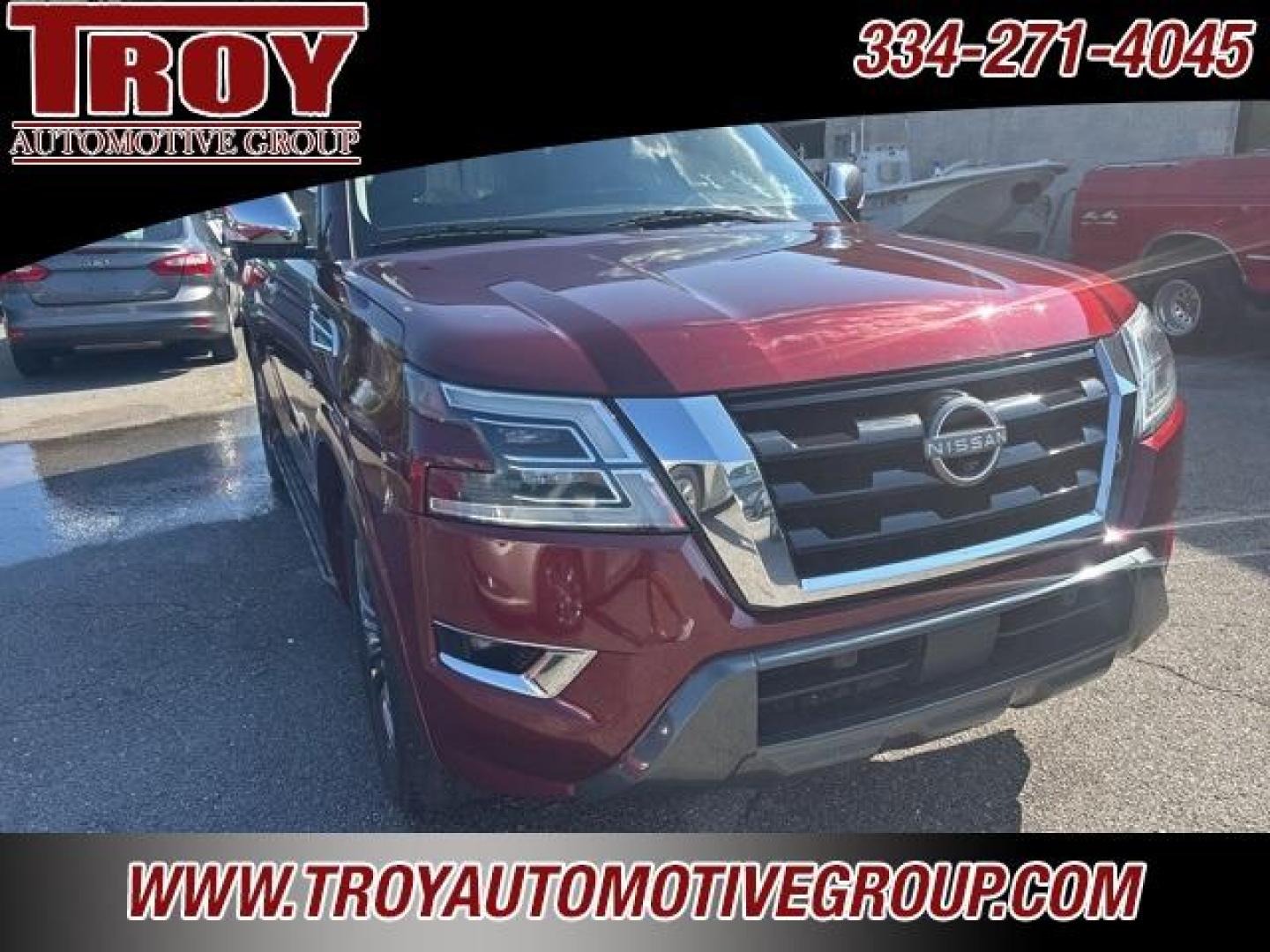 2021 Coulis Red Pearl /Black Nissan Armada Platinum (JN8AY2DA1M9) with an 5.6L V8 DOHC 32V LEV3-ULEV125 400hp engine, Automatic transmission, located at 6812 Atlanta Hwy, Montgomery, AL, 36117, (334) 271-4045, 32.382118, -86.178673 - Recent Arrival!<br><br>Coulis Red Pearl 2021 Nissan Armada Platinum RWD 5.6L V8 DOHC 32V LEV3-ULEV125 400hp 7-Speed Automatic<br><br>Financing Available---Top Value for Trades. - Photo#7