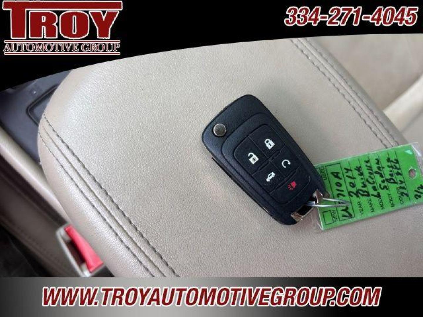 2014 Champagne Silver Metallic /Light Neutral Buick LaCrosse Leather Group (1G4GB5G30EF) with an 3.6L V6 E85 Flex Fuel SIDI DOHC VVT engine, Automatic transmission, located at 6812 Atlanta Hwy, Montgomery, AL, 36117, (334) 271-4045, 32.382118, -86.178673 - Power Sunroof!!<br>Bose Premium Sound System!!<br>2-Master Remote Start Keys!!<br>Navigation!! - Photo#44