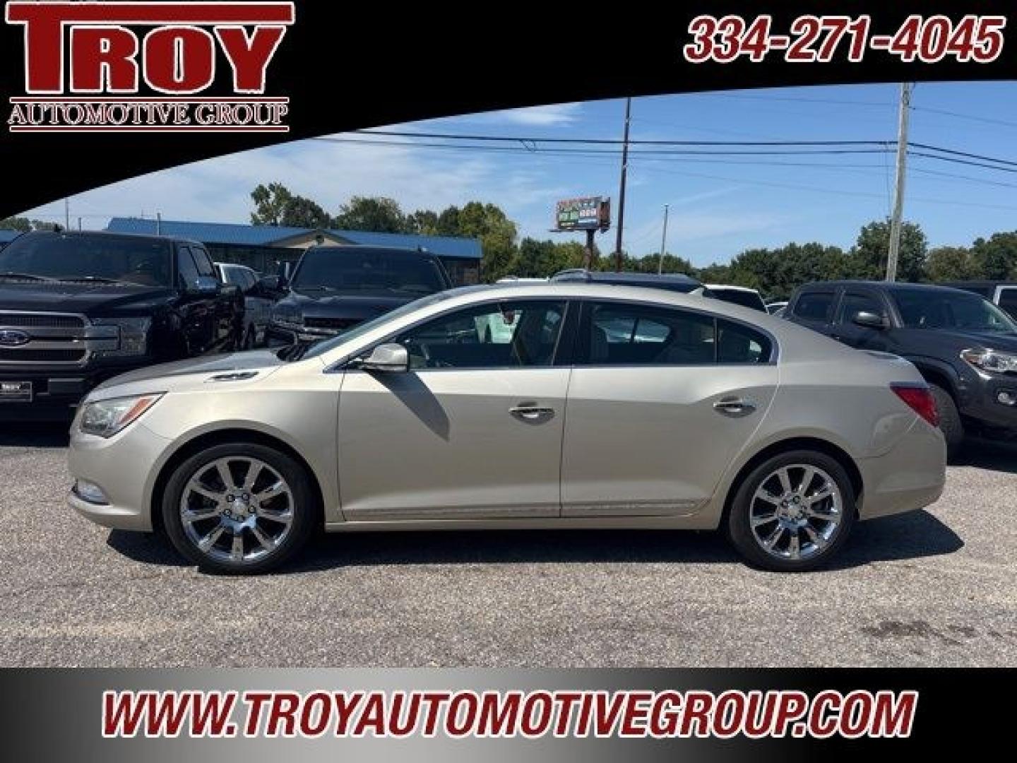 2014 Champagne Silver Metallic /Light Neutral Buick LaCrosse Leather Group (1G4GB5G30EF) with an 3.6L V6 E85 Flex Fuel SIDI DOHC VVT engine, Automatic transmission, located at 6812 Atlanta Hwy, Montgomery, AL, 36117, (334) 271-4045, 32.382118, -86.178673 - Power Sunroof!!<br>Bose Premium Sound System!!<br>2-Master Remote Start Keys!!<br>Navigation!!- Photo#45