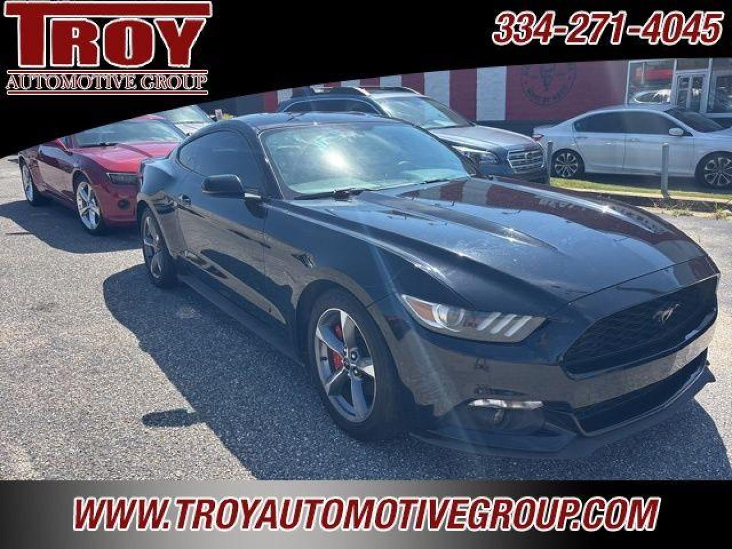 2016 Shadow Black /Ebony Ford Mustang EcoBoost Premium (1FA6P8TH9G5) with an EcoBoost 2.3L I4 GTDi DOHC Turbocharged VCT engine, Automatic transmission, located at 6812 Atlanta Hwy, Montgomery, AL, 36117, (334) 271-4045, 32.382118, -86.178673 - Recent Arrival!<br>Leather Interior!!<br>Shaker Sound System!!<br>Heated/Cooled Seats!!<br>2-Master Keys w/Remote Start!!<br><br>Shadow Black 2016 Ford Mustang EcoBoost Premium RWD EcoBoost 2.3L I4 GTDi DOHC Turbocharged VCT 6-Speed Automatic with Select-Shift<br><br>Financing Available---Top Value - Photo#3