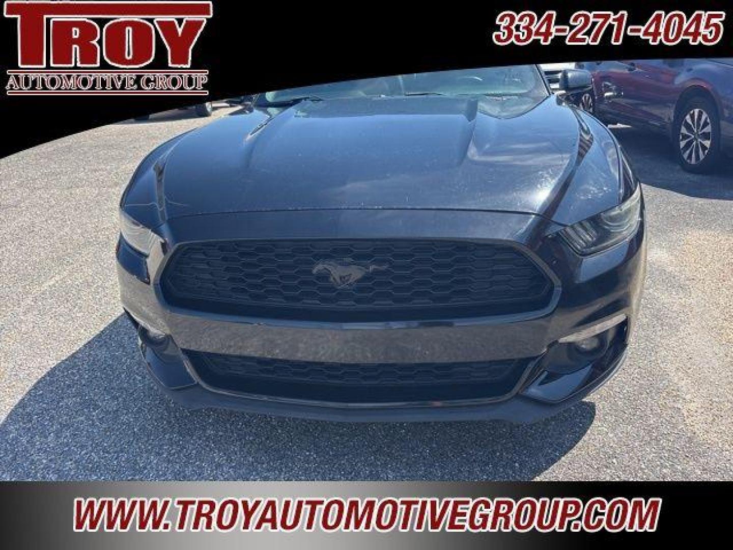 2016 Shadow Black /Ebony Ford Mustang EcoBoost Premium (1FA6P8TH9G5) with an EcoBoost 2.3L I4 GTDi DOHC Turbocharged VCT engine, Automatic transmission, located at 6812 Atlanta Hwy, Montgomery, AL, 36117, (334) 271-4045, 32.382118, -86.178673 - Recent Arrival!<br>Leather Interior!!<br>Shaker Sound System!!<br>Heated/Cooled Seats!!<br>2-Master Keys w/Remote Start!!<br><br>Shadow Black 2016 Ford Mustang EcoBoost Premium RWD EcoBoost 2.3L I4 GTDi DOHC Turbocharged VCT 6-Speed Automatic with Select-Shift<br><br>Financing Available---Top Value - Photo#14