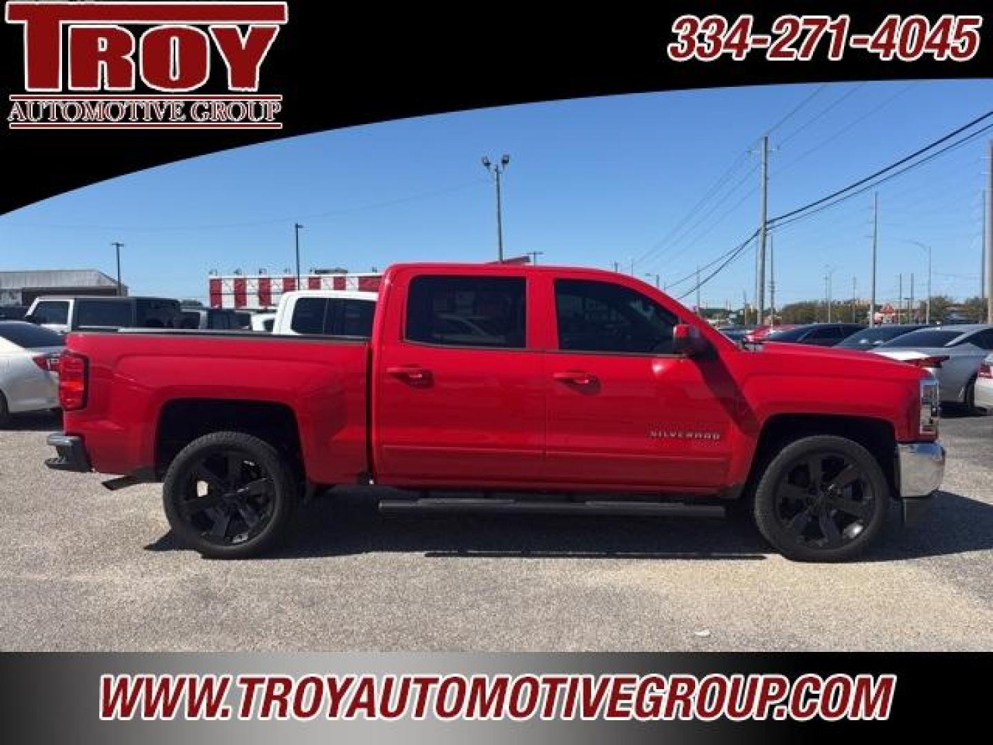 2017 Red Hot /Cocoa/Dune Chevrolet Silverado 1500 LT (3GCPCREC7HG) with an EcoTec3 5.3L V8 engine, Automatic transmission, located at 6812 Atlanta Hwy, Montgomery, AL, 36117, (334) 271-4045, 32.382118, -86.178673 - Navigation!!!<br>22 Premium Wheels!!<br>Power Driver Seat!!<br>Spray N Bedl Liiner!!<br>Red Hot 2017 Chevrolet Silverado 1500 LT RWD LT1 EcoTec3 5.3L V8 6-Speed Automatic Electronic with Overdrive<br><br>Financing Available---Top Value for Trades.<br><br>Odometer is 4165 miles below market average!< - Photo#0
