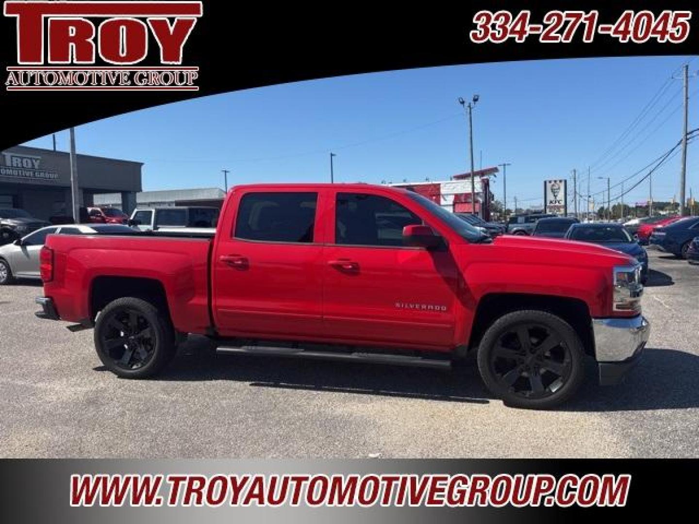 2017 Red Hot /Cocoa/Dune Chevrolet Silverado 1500 LT (3GCPCREC7HG) with an EcoTec3 5.3L V8 engine, Automatic transmission, located at 6812 Atlanta Hwy, Montgomery, AL, 36117, (334) 271-4045, 32.382118, -86.178673 - Navigation!!!<br>22 Premium Wheels!!<br>Power Driver Seat!!<br>Spray N Bedl Liiner!!<br>Red Hot 2017 Chevrolet Silverado 1500 LT RWD LT1 EcoTec3 5.3L V8 6-Speed Automatic Electronic with Overdrive<br><br>Financing Available---Top Value for Trades.<br><br>Odometer is 4165 miles below market average!< - Photo#2