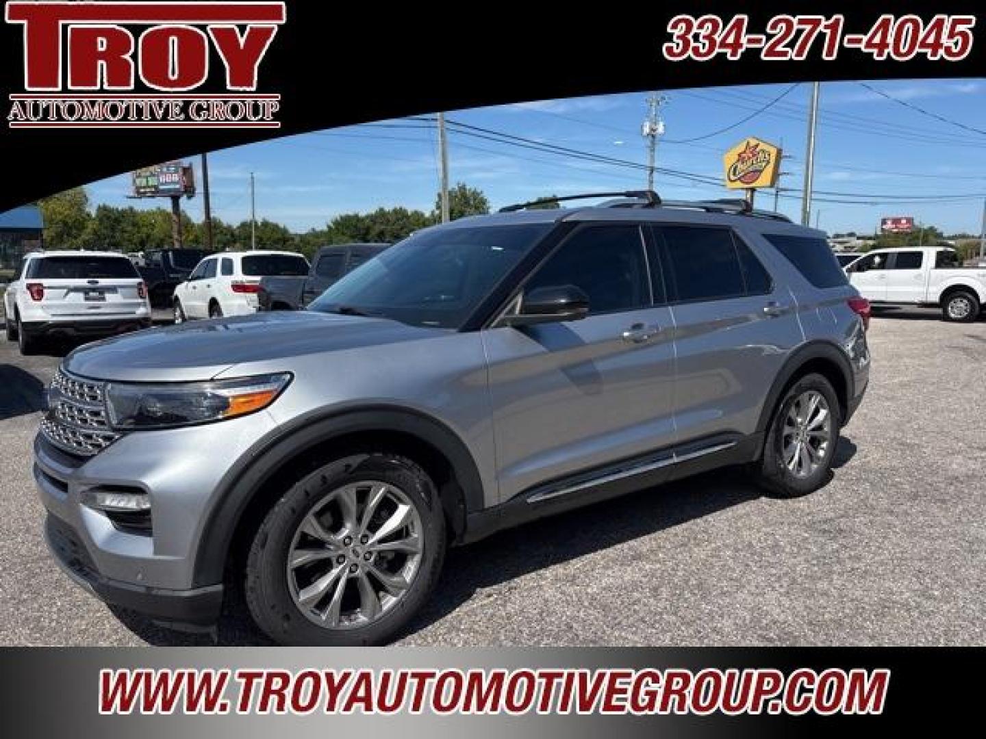 2021 Silver /Ebony With Light Slate Uppers Ford Explorer Limited (1FMSK7FH0MG) with an 2.3L EcoBoost I-4 engine, Automatic transmission, located at 6812 Atlanta Hwy, Montgomery, AL, 36117, (334) 271-4045, 32.382118, -86.178673 - 1-Owner!!<br>New Tires!!<br>Panoramic Sunroof!!<br><br>Silver 2021 Ford Explorer Limited RWD 2.3L EcoBoost I-4 10-Speed Automatic<br><br>Financing Available---Top Value for Trades.<br><br>21/28 City/Highway MPG - Photo#3
