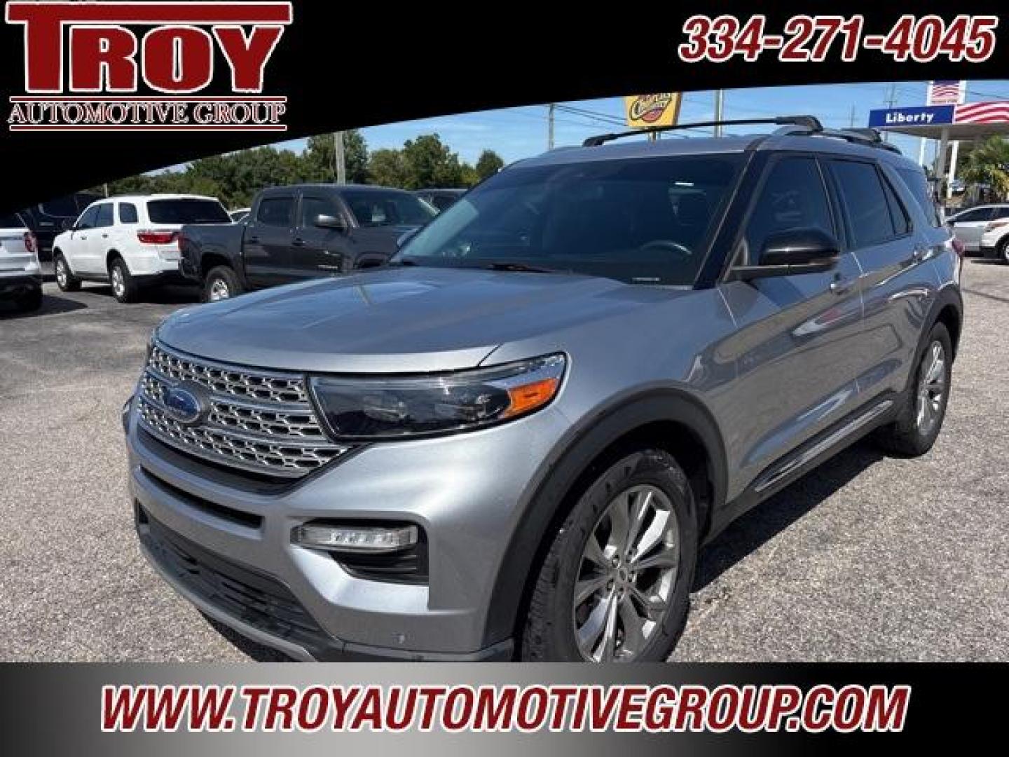 2021 Silver /Ebony With Light Slate Uppers Ford Explorer Limited (1FMSK7FH0MG) with an 2.3L EcoBoost I-4 engine, Automatic transmission, located at 6812 Atlanta Hwy, Montgomery, AL, 36117, (334) 271-4045, 32.382118, -86.178673 - 1-Owner!!<br>New Tires!!<br>Panoramic Sunroof!!<br><br>Silver 2021 Ford Explorer Limited RWD 2.3L EcoBoost I-4 10-Speed Automatic<br><br>Financing Available---Top Value for Trades.<br><br>21/28 City/Highway MPG - Photo#4