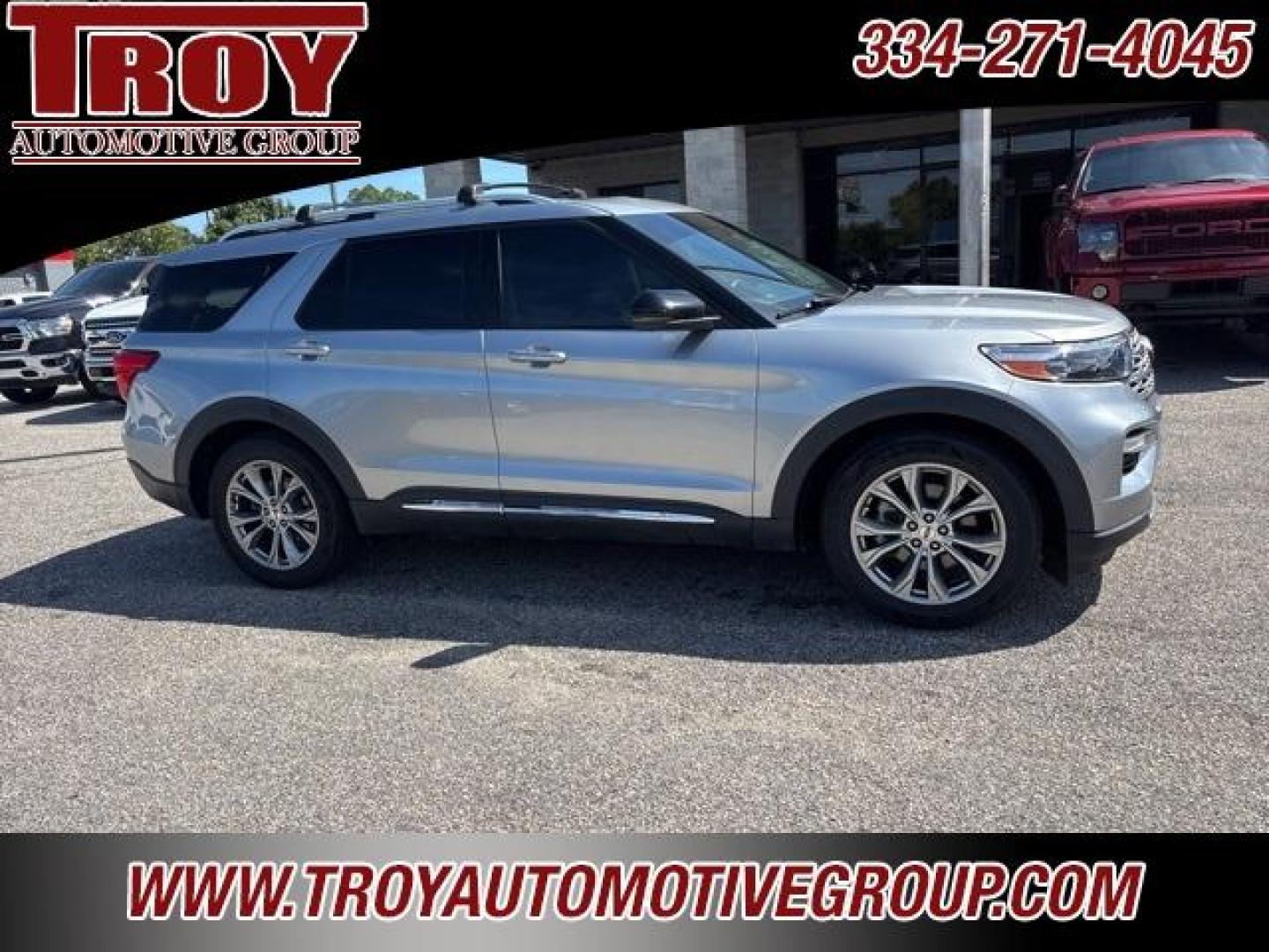 2021 Silver /Ebony With Light Slate Uppers Ford Explorer Limited (1FMSK7FH0MG) with an 2.3L EcoBoost I-4 engine, Automatic transmission, located at 6812 Atlanta Hwy, Montgomery, AL, 36117, (334) 271-4045, 32.382118, -86.178673 - 1-Owner!!<br>New Tires!!<br>Panoramic Sunroof!!<br><br>Silver 2021 Ford Explorer Limited RWD 2.3L EcoBoost I-4 10-Speed Automatic<br><br>Financing Available---Top Value for Trades.<br><br>21/28 City/Highway MPG - Photo#10
