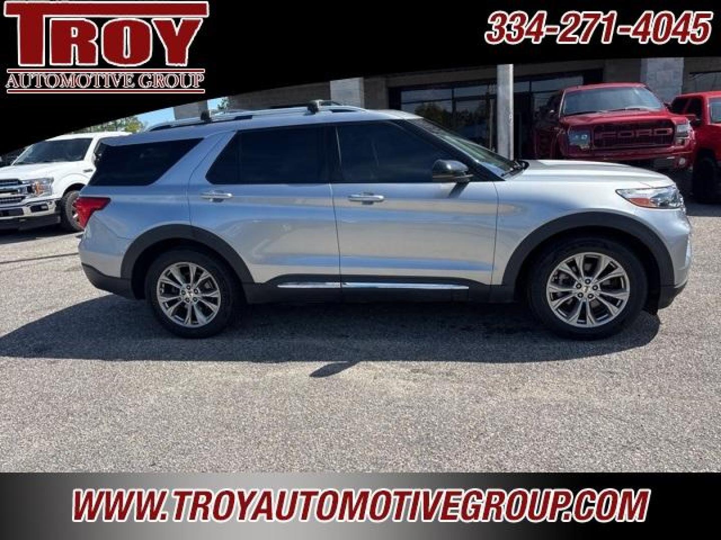 2021 Silver /Ebony With Light Slate Uppers Ford Explorer Limited (1FMSK7FH0MG) with an 2.3L EcoBoost I-4 engine, Automatic transmission, located at 6812 Atlanta Hwy, Montgomery, AL, 36117, (334) 271-4045, 32.382118, -86.178673 - 1-Owner!!<br>New Tires!!<br>Panoramic Sunroof!!<br><br>Silver 2021 Ford Explorer Limited RWD 2.3L EcoBoost I-4 10-Speed Automatic<br><br>Financing Available---Top Value for Trades.<br><br>21/28 City/Highway MPG - Photo#11