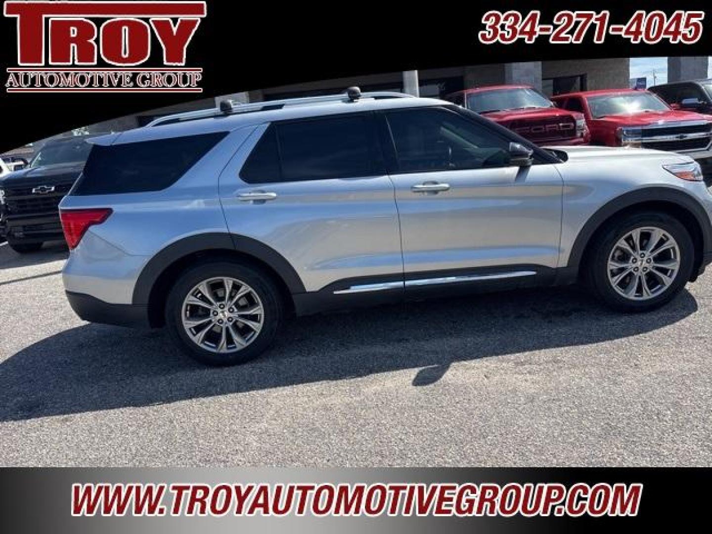 2021 Silver /Ebony With Light Slate Uppers Ford Explorer Limited (1FMSK7FH0MG) with an 2.3L EcoBoost I-4 engine, Automatic transmission, located at 6812 Atlanta Hwy, Montgomery, AL, 36117, (334) 271-4045, 32.382118, -86.178673 - 1-Owner!!<br>New Tires!!<br>Panoramic Sunroof!!<br><br>Silver 2021 Ford Explorer Limited RWD 2.3L EcoBoost I-4 10-Speed Automatic<br><br>Financing Available---Top Value for Trades.<br><br>21/28 City/Highway MPG - Photo#12