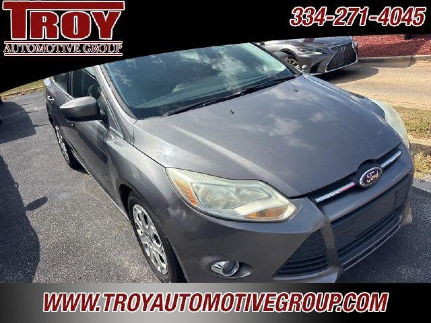 2012 Sterling Gray Metallic /Black Ford Focus SE (1FAHP3F23CL) with an 2.0L I4 DGI Flex Fuel Ti-VCT engine, Automatic transmission, located at 6812 Atlanta Hwy, Montgomery, AL, 36117, (334) 271-4045, 32.382118, -86.178673 - Recent Arrival!<br>1-Owner!!<br><br>Sterling Gray Metallic 2012 Ford Focus SE FWD 2.0L I4 DGI Flex Fuel Ti-VCT 6-Speed Automatic with Powershift<br><br>Financing Available---Top Value for Trades.<br><br>Odometer is 14185 miles below market average! 28/38 City/Highway MPG<br><br><br>Awards:<br> * Ca - Photo#4