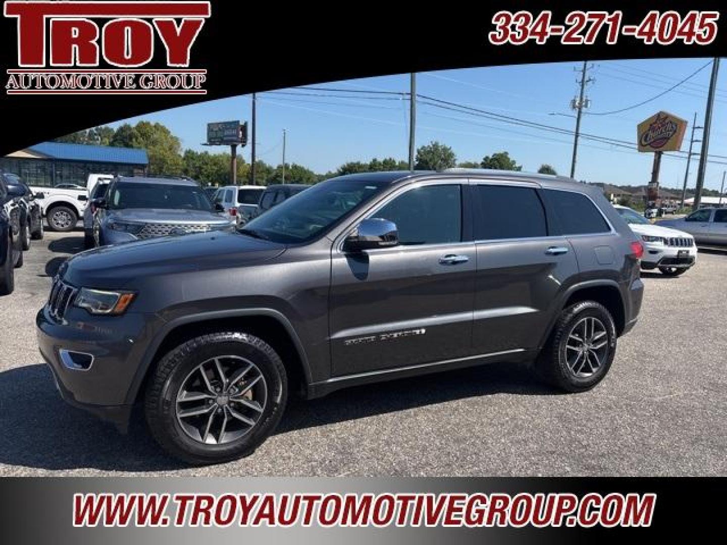 2017 Granite Crystal Metallic Clearcoat /Black Jeep Grand Cherokee Limited (1C4RJEBG7HC) with an 3.6L V6 24V VVT engine, Automatic transmission, located at 6812 Atlanta Hwy, Montgomery, AL, 36117, (334) 271-4045, 32.382118, -86.178673 - Photo#2