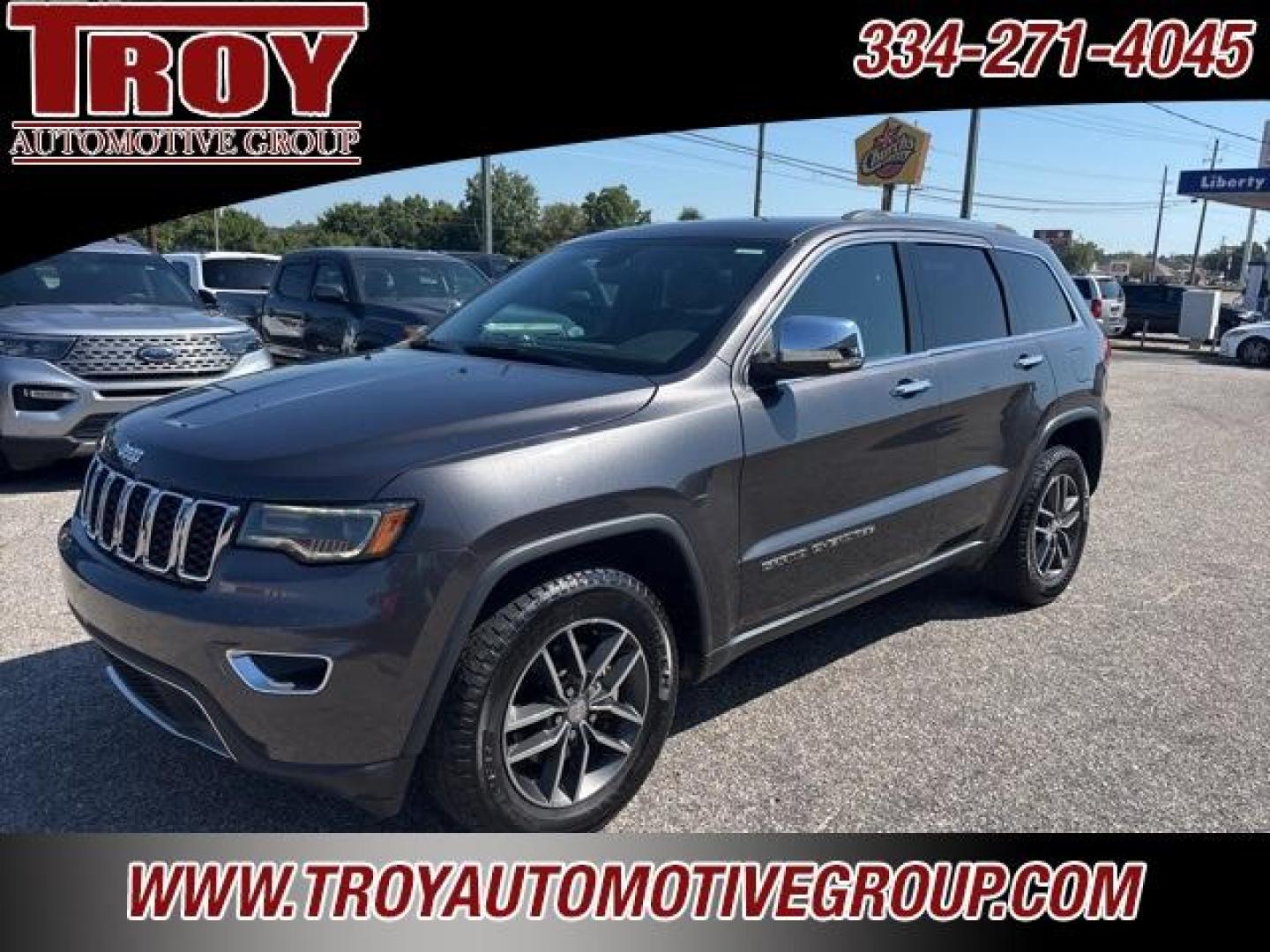 2017 Granite Crystal Metallic Clearcoat /Black Jeep Grand Cherokee Limited (1C4RJEBG7HC) with an 3.6L V6 24V VVT engine, Automatic transmission, located at 6812 Atlanta Hwy, Montgomery, AL, 36117, (334) 271-4045, 32.382118, -86.178673 - Photo#3