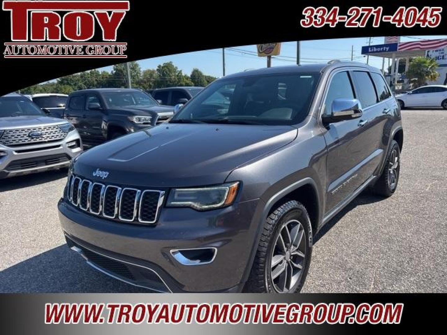 2017 Granite Crystal Metallic Clearcoat /Black Jeep Grand Cherokee Limited (1C4RJEBG7HC) with an 3.6L V6 24V VVT engine, Automatic transmission, located at 6812 Atlanta Hwy, Montgomery, AL, 36117, (334) 271-4045, 32.382118, -86.178673 - Photo#4