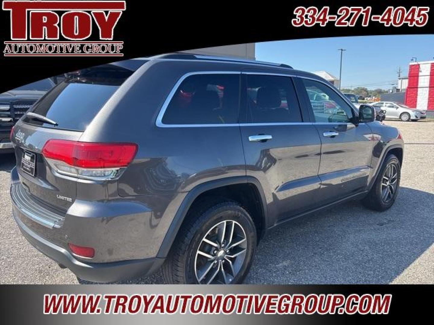 2017 Granite Crystal Metallic Clearcoat /Black Jeep Grand Cherokee Limited (1C4RJEBG7HC) with an 3.6L V6 24V VVT engine, Automatic transmission, located at 6812 Atlanta Hwy, Montgomery, AL, 36117, (334) 271-4045, 32.382118, -86.178673 - Photo#10