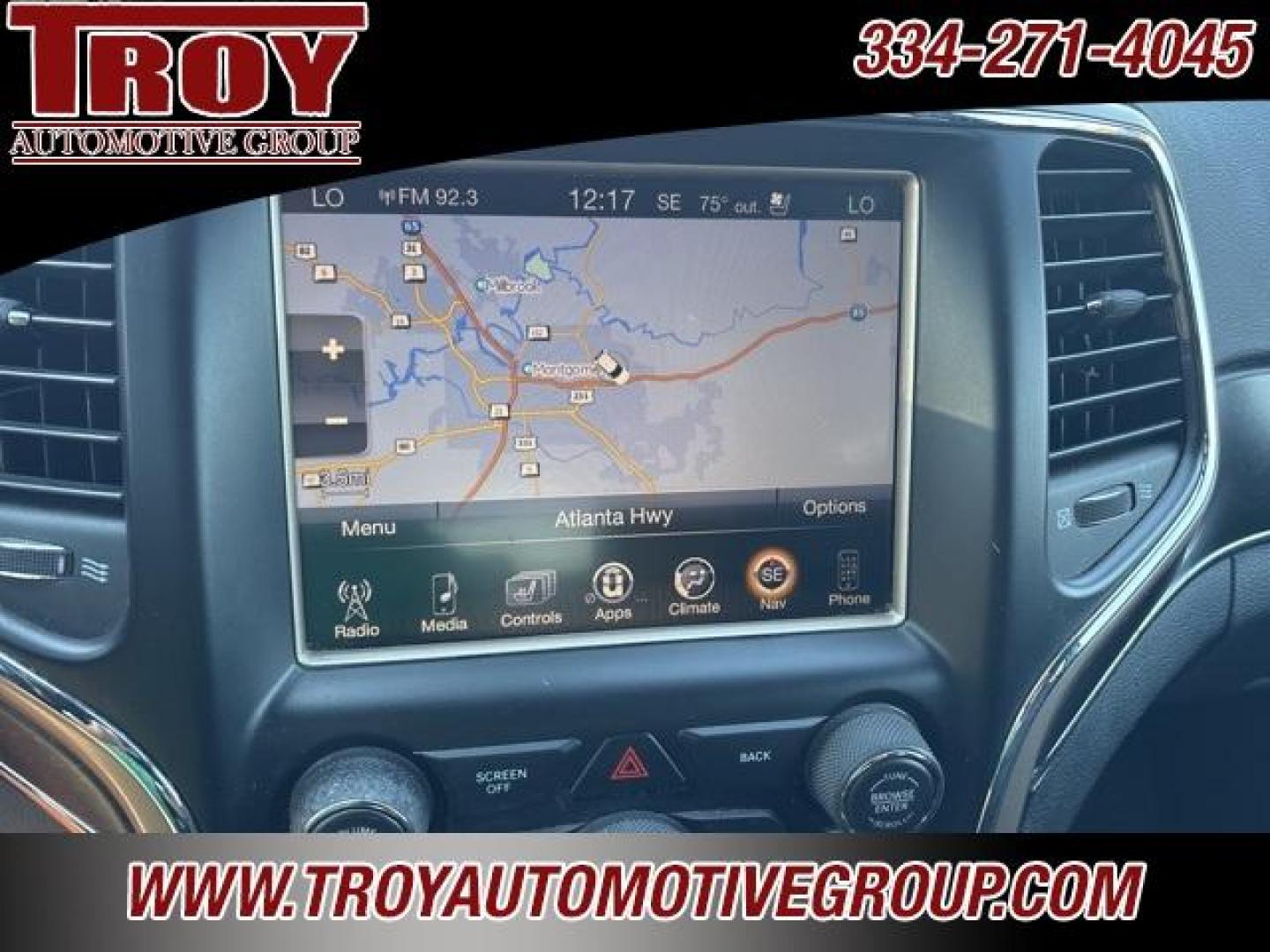 2017 Granite Crystal Metallic Clearcoat /Black Jeep Grand Cherokee Limited (1C4RJEBG7HC) with an 3.6L V6 24V VVT engine, Automatic transmission, located at 6812 Atlanta Hwy, Montgomery, AL, 36117, (334) 271-4045, 32.382118, -86.178673 - Photo#48