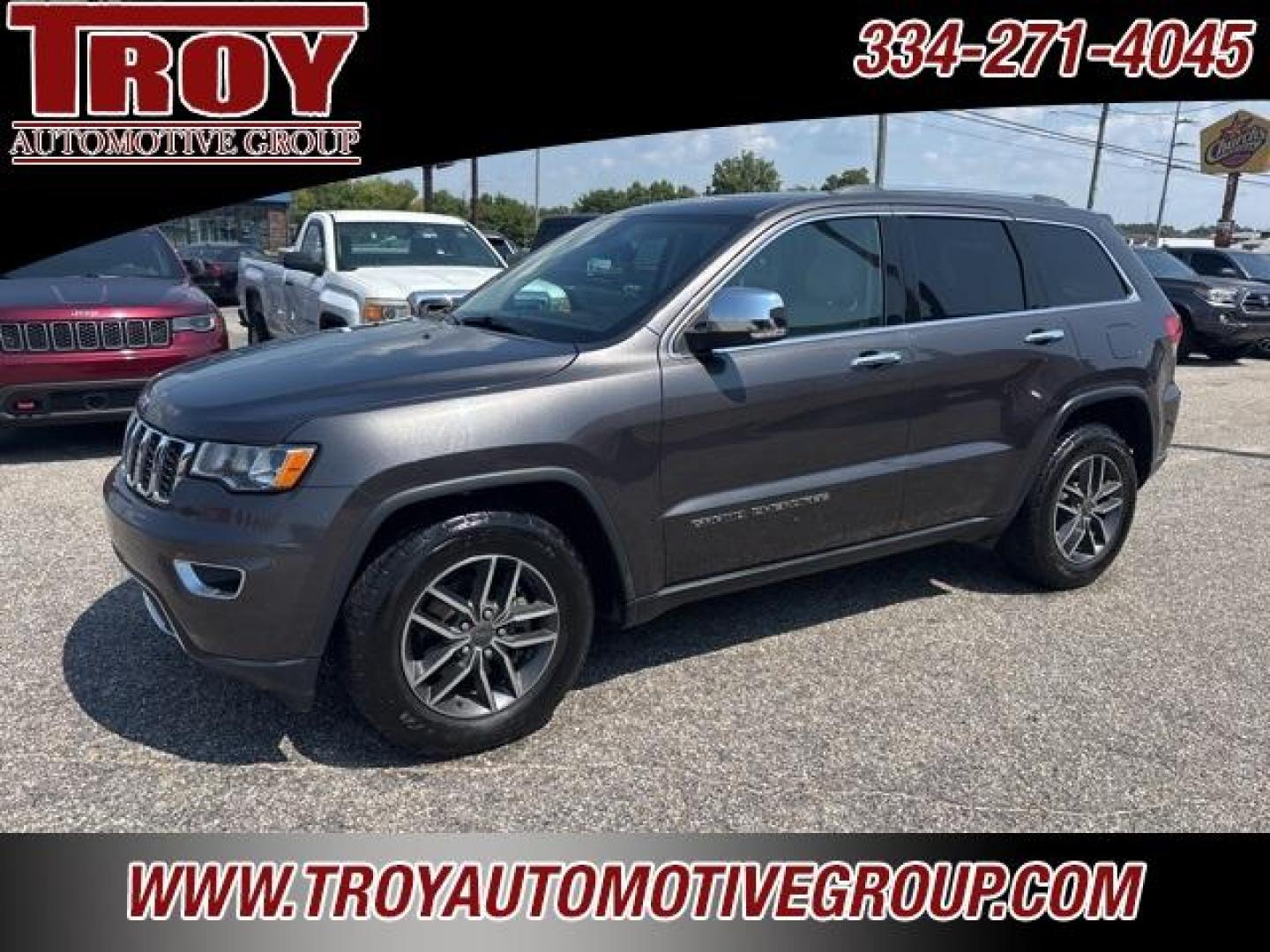 2019 Granite Crystal Metallic Clearcoat /Black Jeep Grand Cherokee Limited (1C4RJEBG6KC) with an 3.6L V6 24V VVT engine, Automatic transmission, located at 6812 Atlanta Hwy, Montgomery, AL, 36117, (334) 271-4045, 32.382118, -86.178673 - Photo#1