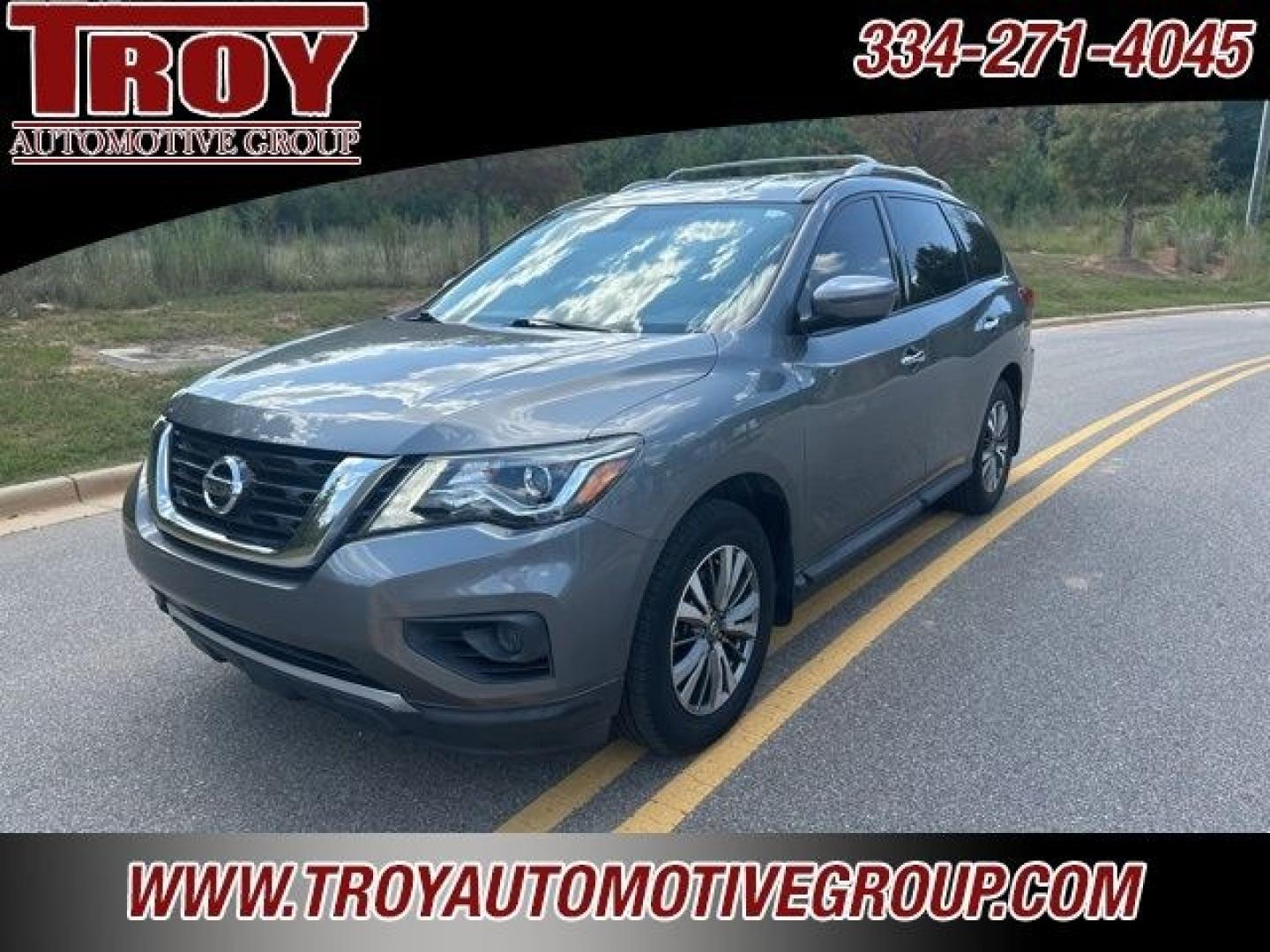 2020 Gun Metallic /Charcoal Nissan Pathfinder S (5N1DR2AN0LC) with an V6 engine, CVT transmission, located at 6812 Atlanta Hwy, Montgomery, AL, 36117, (334) 271-4045, 32.382118, -86.178673 - Gun Metallic 2020 Nissan Pathfinder S FWD V6 CVT with Xtronic<br><br>Financing Available---Top Value for Trades.<br><br>Odometer is 19127 miles below market average! 20/27 City/Highway MPG- Photo#0