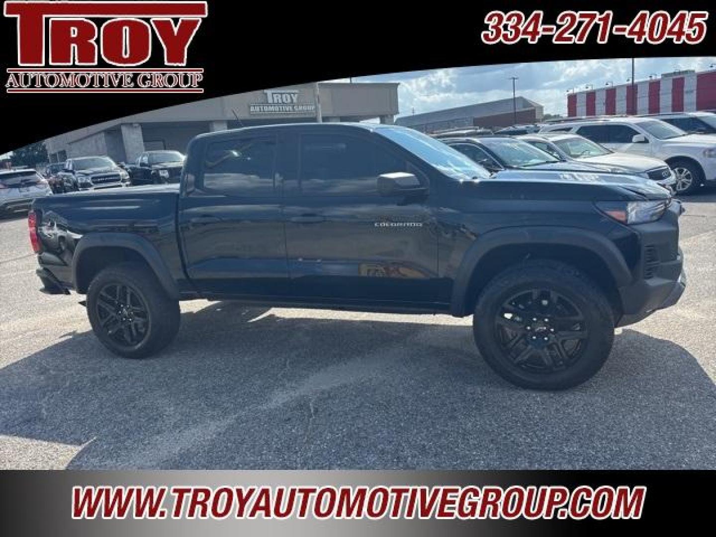 2023 Black /Jet Black Chevrolet Colorado Trail Boss (1GCPTEEK8P1) with an 2.7L Turbo engine, Automatic transmission, located at 6812 Atlanta Hwy, Montgomery, AL, 36117, (334) 271-4045, 32.382118, -86.178673 - Priced below KBB Fair Purchase Price!<br><br>Black 2023 Chevrolet Colorado Trail Boss 4WD 2.7L Turbo 8-Speed Automatic<br><br>Financing Available---Top Value for Trades.<br><br>Odometer is 17028 miles below market average! - Photo#9