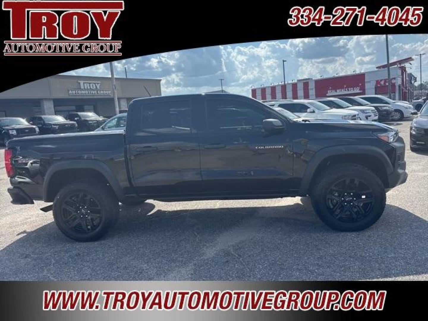 2023 Black /Jet Black Chevrolet Colorado Trail Boss (1GCPTEEK8P1) with an 2.7L Turbo engine, Automatic transmission, located at 6812 Atlanta Hwy, Montgomery, AL, 36117, (334) 271-4045, 32.382118, -86.178673 - Priced below KBB Fair Purchase Price!<br><br>Black 2023 Chevrolet Colorado Trail Boss 4WD 2.7L Turbo 8-Speed Automatic<br><br>Financing Available---Top Value for Trades.<br><br>Odometer is 17028 miles below market average! - Photo#10