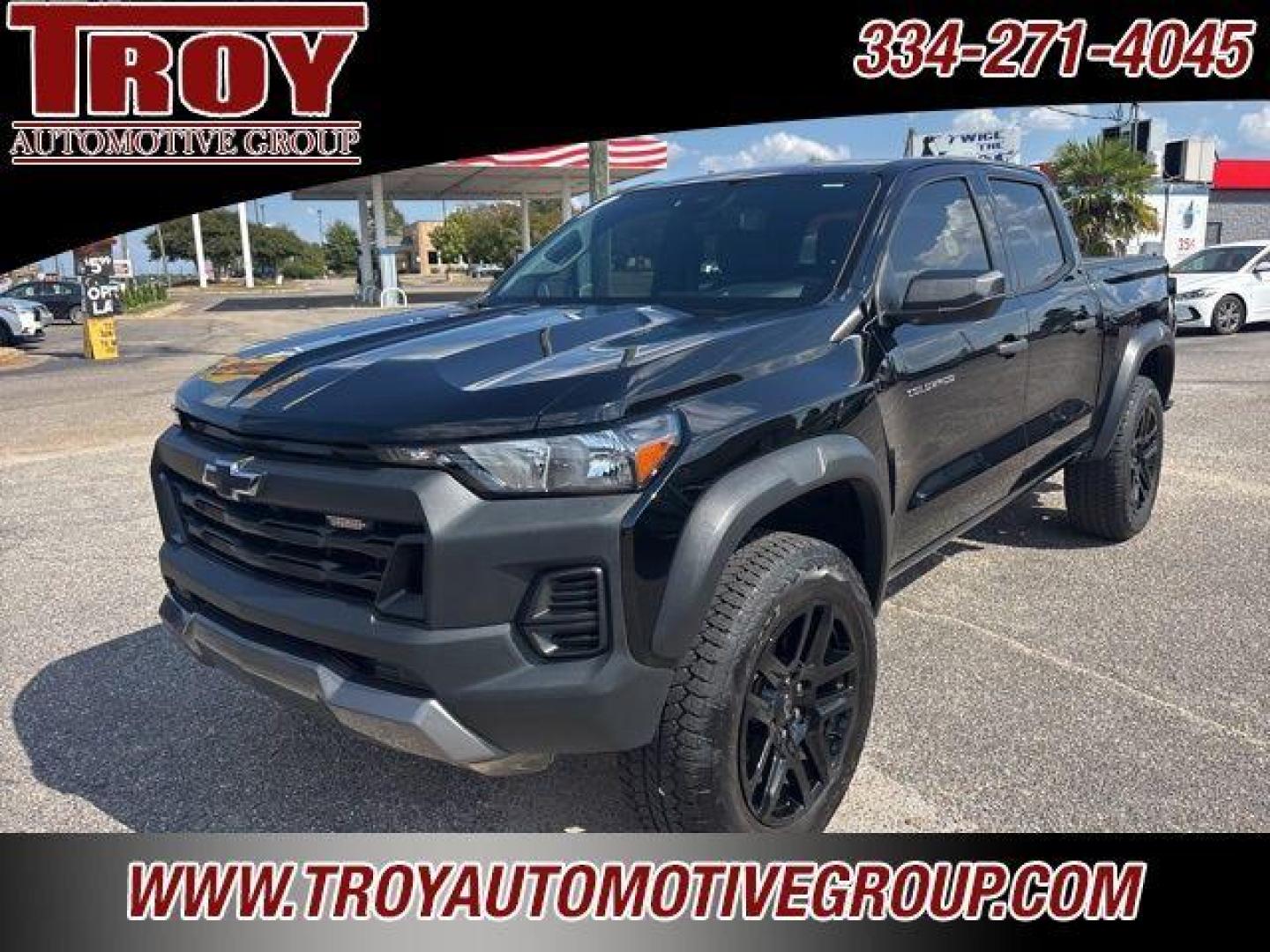 2023 Black /Jet Black Chevrolet Colorado Trail Boss (1GCPTEEK8P1) with an 2.7L Turbo engine, Automatic transmission, located at 6812 Atlanta Hwy, Montgomery, AL, 36117, (334) 271-4045, 32.382118, -86.178673 - Priced below KBB Fair Purchase Price!<br><br>Black 2023 Chevrolet Colorado Trail Boss 4WD 2.7L Turbo 8-Speed Automatic<br><br>Financing Available---Top Value for Trades.<br><br>Odometer is 26019 miles below market average! - Photo#4