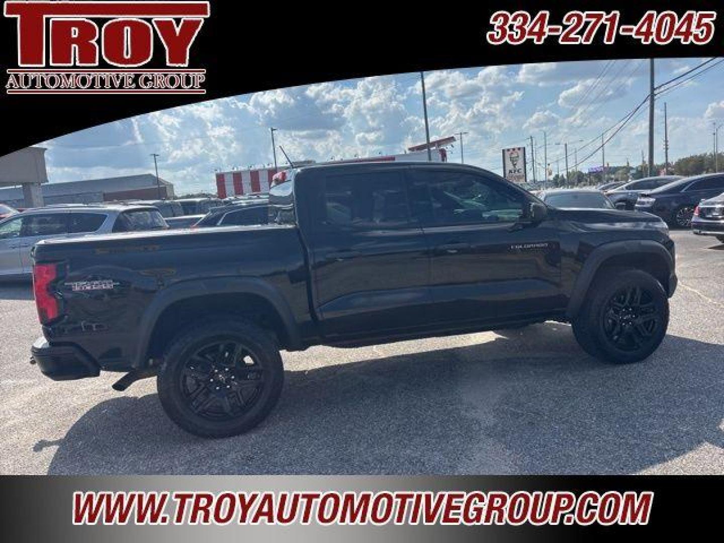 2023 Black /Jet Black Chevrolet Colorado Trail Boss (1GCPTEEK8P1) with an 2.7L Turbo engine, Automatic transmission, located at 6812 Atlanta Hwy, Montgomery, AL, 36117, (334) 271-4045, 32.382118, -86.178673 - Priced below KBB Fair Purchase Price!<br><br>Black 2023 Chevrolet Colorado Trail Boss 4WD 2.7L Turbo 8-Speed Automatic<br><br>Financing Available---Top Value for Trades.<br><br>Odometer is 26019 miles below market average! - Photo#12