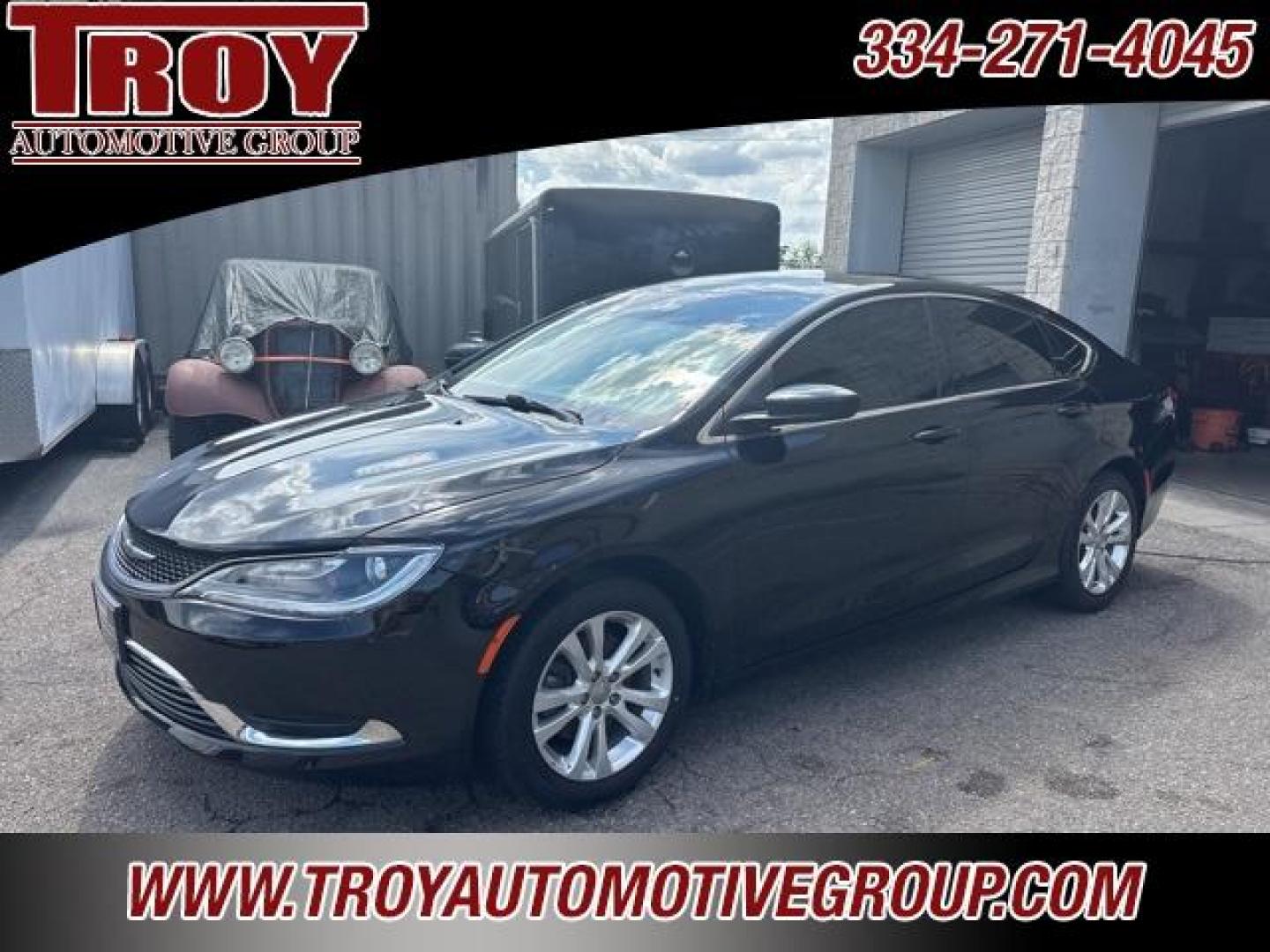 2016 Black Clearcoat /Linen/Black Chrysler 200 Limited (1C3CCCAB2GN) with an 2.4L I4 MultiAir engine, Automatic transmission, located at 6812 Atlanta Hwy, Montgomery, AL, 36117, (334) 271-4045, 32.382118, -86.178673 - 1-Owner!! - Photo#2