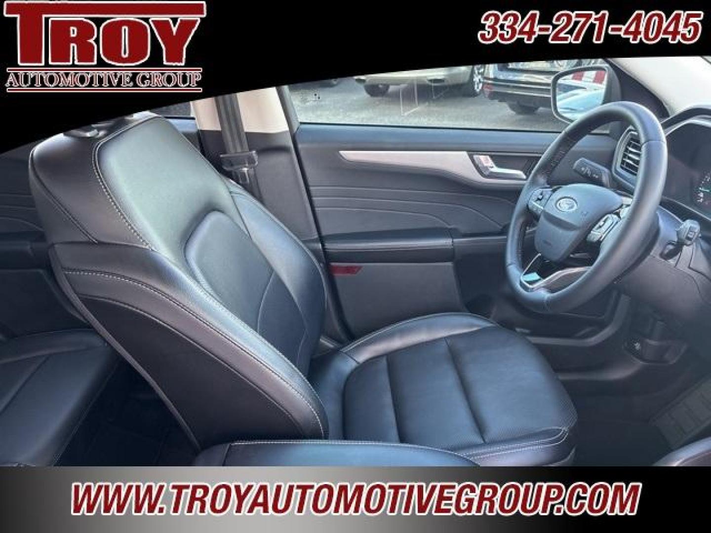 2022 Iconic Silver Metallic /Ebony Ford Escape SEL (1FMCU0H66NU) with an 1.5L EcoBoost engine, Automatic transmission, located at 6812 Atlanta Hwy, Montgomery, AL, 36117, (334) 271-4045, 32.382118, -86.178673 - Recent Arrival!<br>Leather Interior!!<br>Heated Seats!!<br><br>Iconic Silver Metallic 2022 Ford Escape SEL FWD 1.5L EcoBoost 8-Speed Automatic<br><br>Financing Available---Top Value for Trades.<br><br>Odometer is 16015 miles below market average! 28/34 City/Highway MPG - Photo#29
