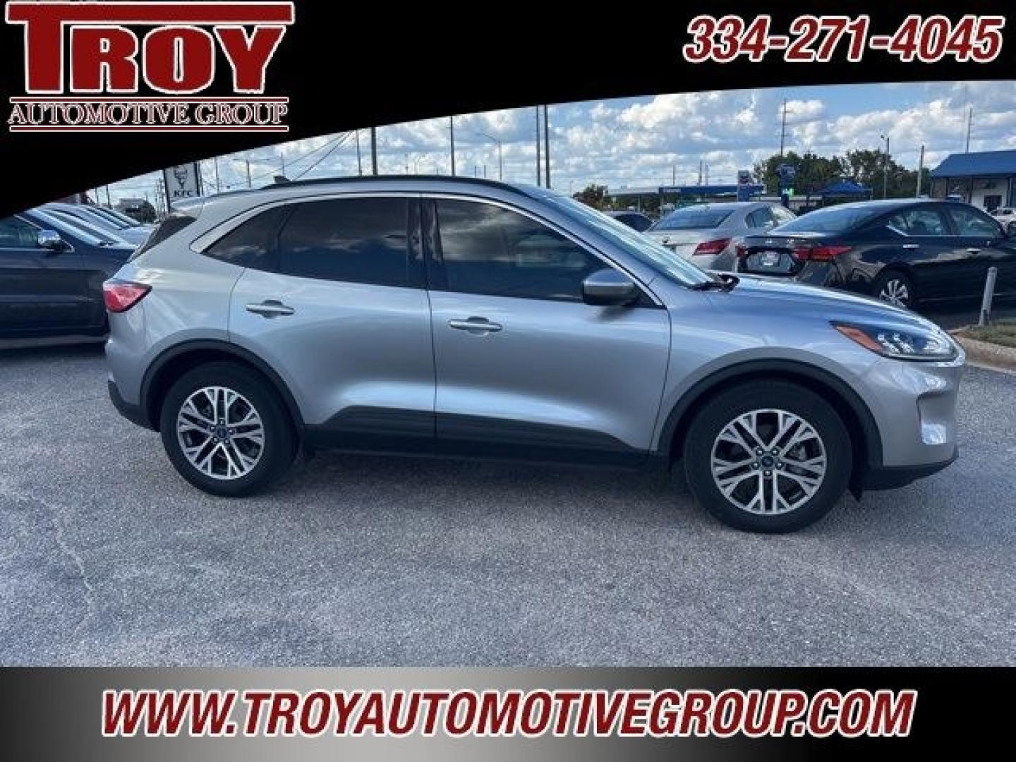 2022 Silver Metallic /Ebony Ford Escape SEL (1FMCU0H66NU) with an 1.5L EcoBoost engine, Automatic transmission, located at 6812 Atlanta Hwy, Montgomery, AL, 36117, (334) 271-4045, 32.382118, -86.178673 - Recent Arrival!<br>Leather Interior!!<br>Heated Seats!!<br><br>Iconic Silver Metallic 2022 Ford Escape SEL FWD 1.5L EcoBoost 8-Speed Automatic<br><br>Financing Available---Top Value for Trades.<br><br>Odometer is 16015 miles below market average! 28/34 City/Highway MPG- Photo#9
