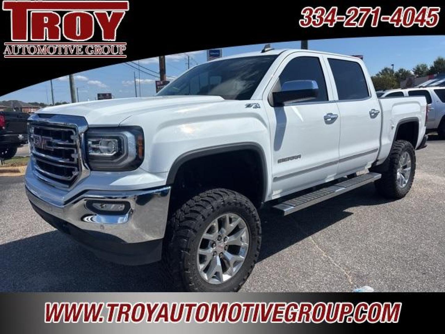 2018 Summit White /Cocoa/Dune GMC Sierra 1500 SLT (3GTU2NEC3JG) with an EcoTec3 5.3L V8 engine, Automatic transmission, located at 6812 Atlanta Hwy, Montgomery, AL, 36117, (334) 271-4045, 32.382118, -86.178673 - 6 Fox Lift!!<br>Toyo 35 MT Tires!!<br>Power Sunroof!!<br>Tow Package!!<br>Heated/Cooled Seats!!<br>Navigation!!<br>Bose Premium Sound System!!<br> - Photo#3