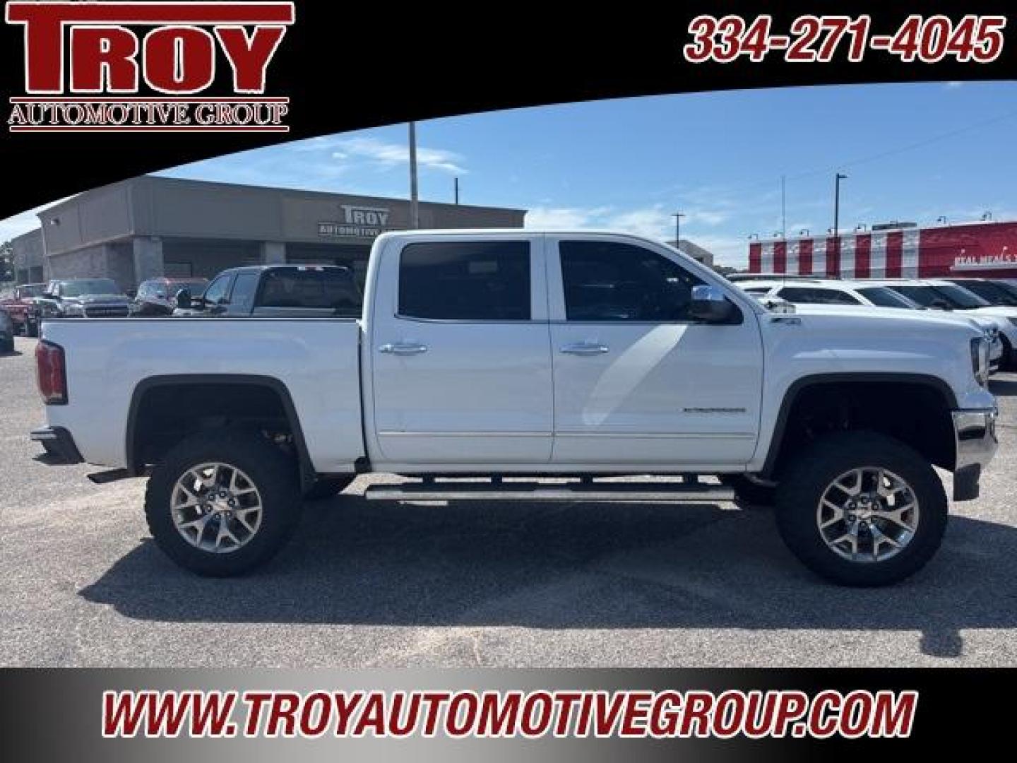 2018 Summit White /Cocoa/Dune GMC Sierra 1500 SLT (3GTU2NEC3JG) with an EcoTec3 5.3L V8 engine, Automatic transmission, located at 6812 Atlanta Hwy, Montgomery, AL, 36117, (334) 271-4045, 32.382118, -86.178673 - 6 Fox Lift!!<br>Toyo 35 MT Tires!!<br>Power Sunroof!!<br>Tow Package!!<br>Heated/Cooled Seats!!<br>Navigation!!<br>Bose Premium Sound System!!<br> - Photo#9