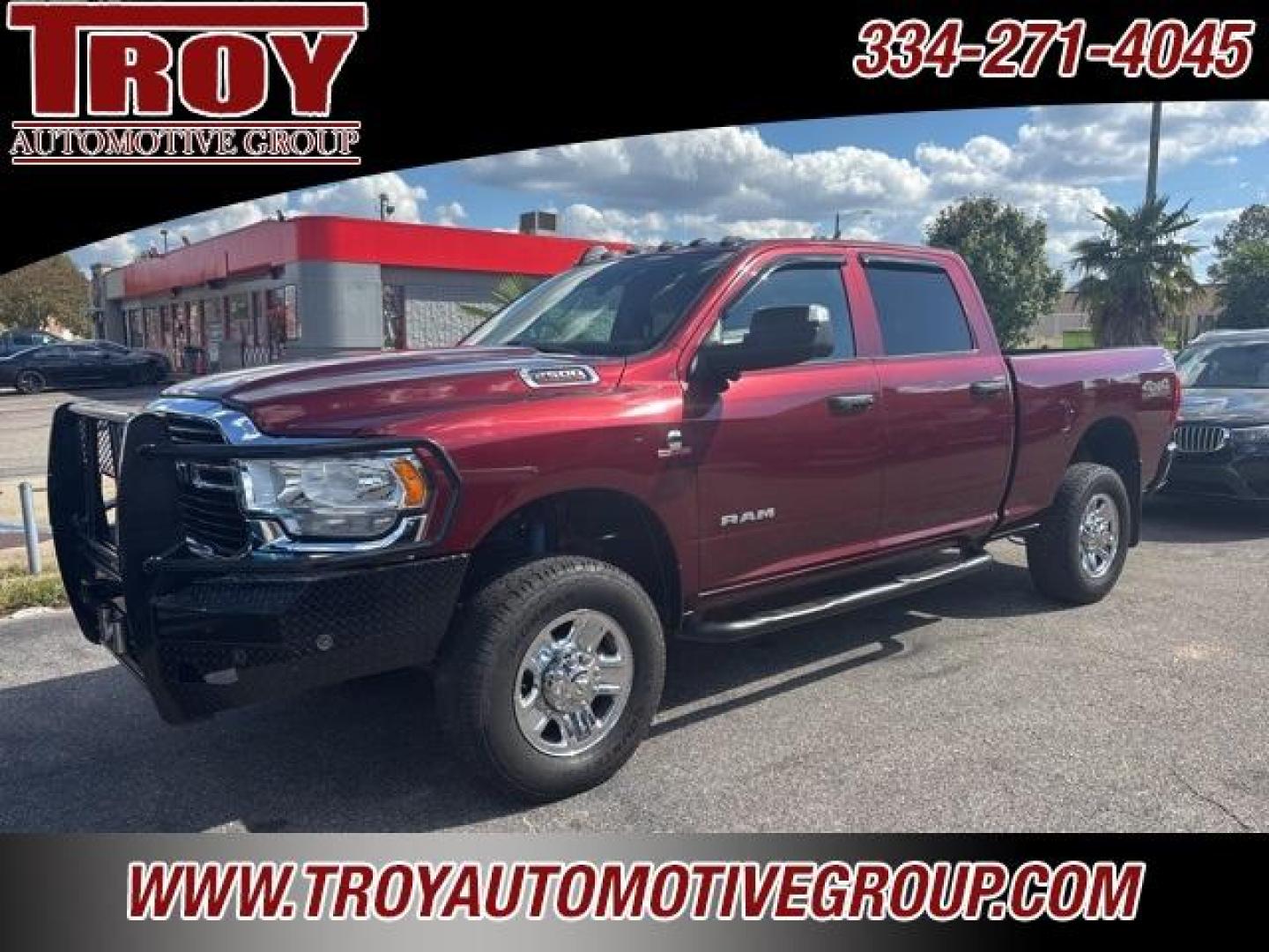 2021 Delmonico Red Pearlcoat /Black Ram 2500 Tradesman (3C6UR5CL1MG) with an Cummins 6.7L I6 Turbodiesel engine, Automatic transmission, located at 6812 Atlanta Hwy, Montgomery, AL, 36117, (334) 271-4045, 32.382118, -86.178673 - Photo#0