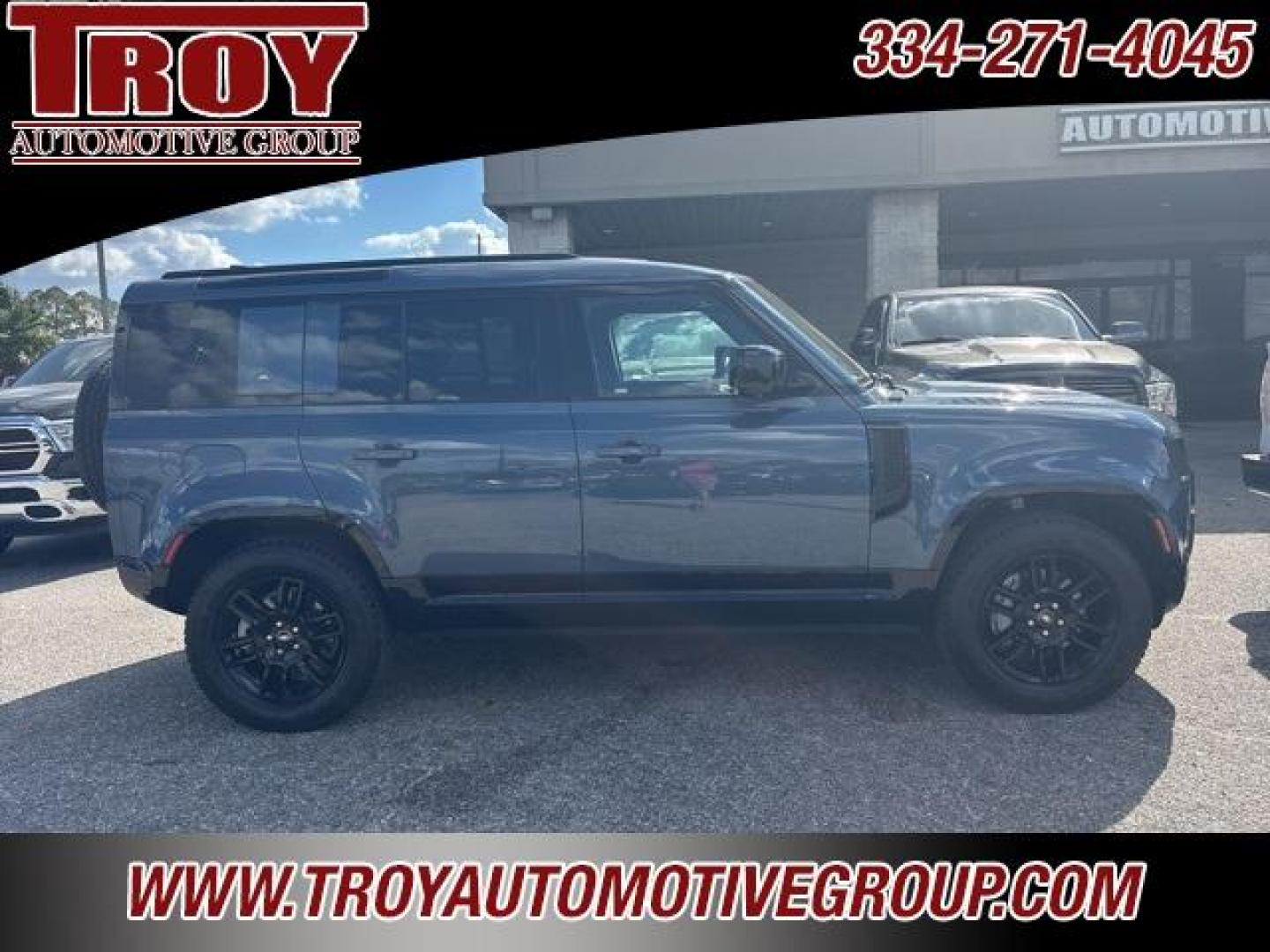 2023 Tasman Blue Metallic Land Rover Defender 110 X-Dynamic SE (SALE27EU5P2) with an 3.0L I6 engine, Automatic transmission, located at 6812 Atlanta Hwy, Montgomery, AL, 36117, (334) 271-4045, 32.382118, -86.178673 - Priced below KBB Fair Purchase Price!<br><br>Tasman Blue Metallic 2023 Land Rover Defender 110 X-Dynamic SE 4WD 3.0L I6 8-Speed Automatic<br><br>Financing Available---Top Value for Trades. - Photo#0