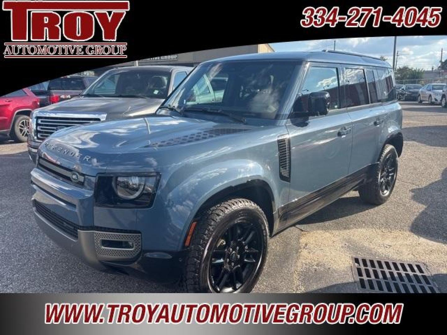 2023 Tasman Blue Metallic Land Rover Defender 110 X-Dynamic SE (SALE27EU5P2) with an 3.0L I6 engine, Automatic transmission, located at 6812 Atlanta Hwy, Montgomery, AL, 36117, (334) 271-4045, 32.382118, -86.178673 - Priced below KBB Fair Purchase Price!<br><br>Tasman Blue Metallic 2023 Land Rover Defender 110 X-Dynamic SE 4WD 3.0L I6 8-Speed Automatic<br><br>Financing Available---Top Value for Trades. - Photo#2