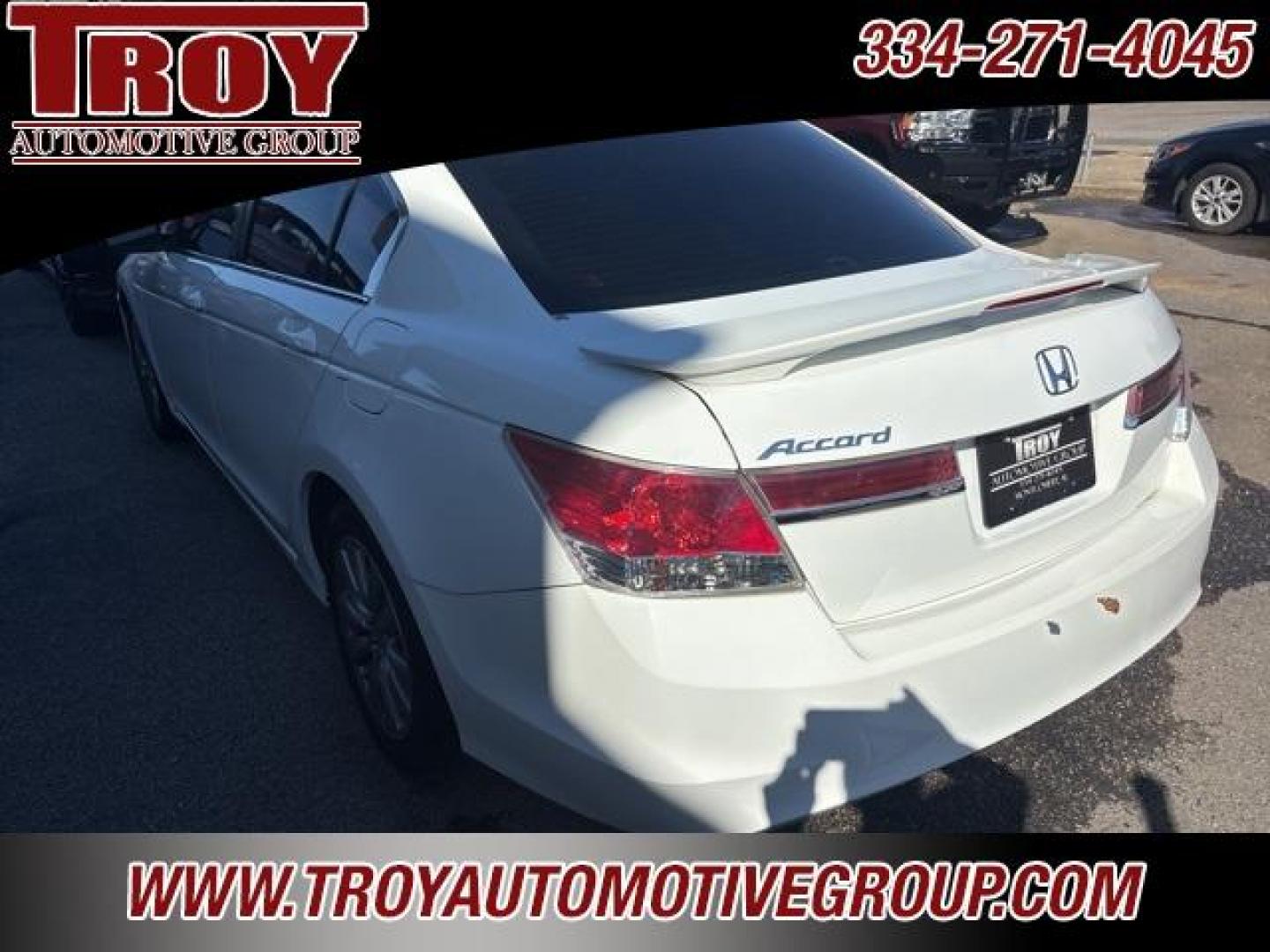 2012 White /Ivory Honda Accord EX-L (1HGCP2F88CA) with an 2.4L I4 DOHC i-VTEC 16V engine, Automatic transmission, located at 6812 Atlanta Hwy, Montgomery, AL, 36117, (334) 271-4045, 32.382118, -86.178673 - Power Sunroof!!<br>Heated Seats!!<br>2-Keys!!<br>White 2012 Honda Accord EX-L FWD 2.4 2.4L I4 DOHC i-VTEC 16V 5-Speed Automatic with Overdrive<br><br>Financing Available---Top Value for Trades.<br><br>23/34 City/Highway MPG<br><br><br>Awards:<br> * 2012 KBB.com Brand Image Awards<br>Kelley Blue Boo - Photo#9