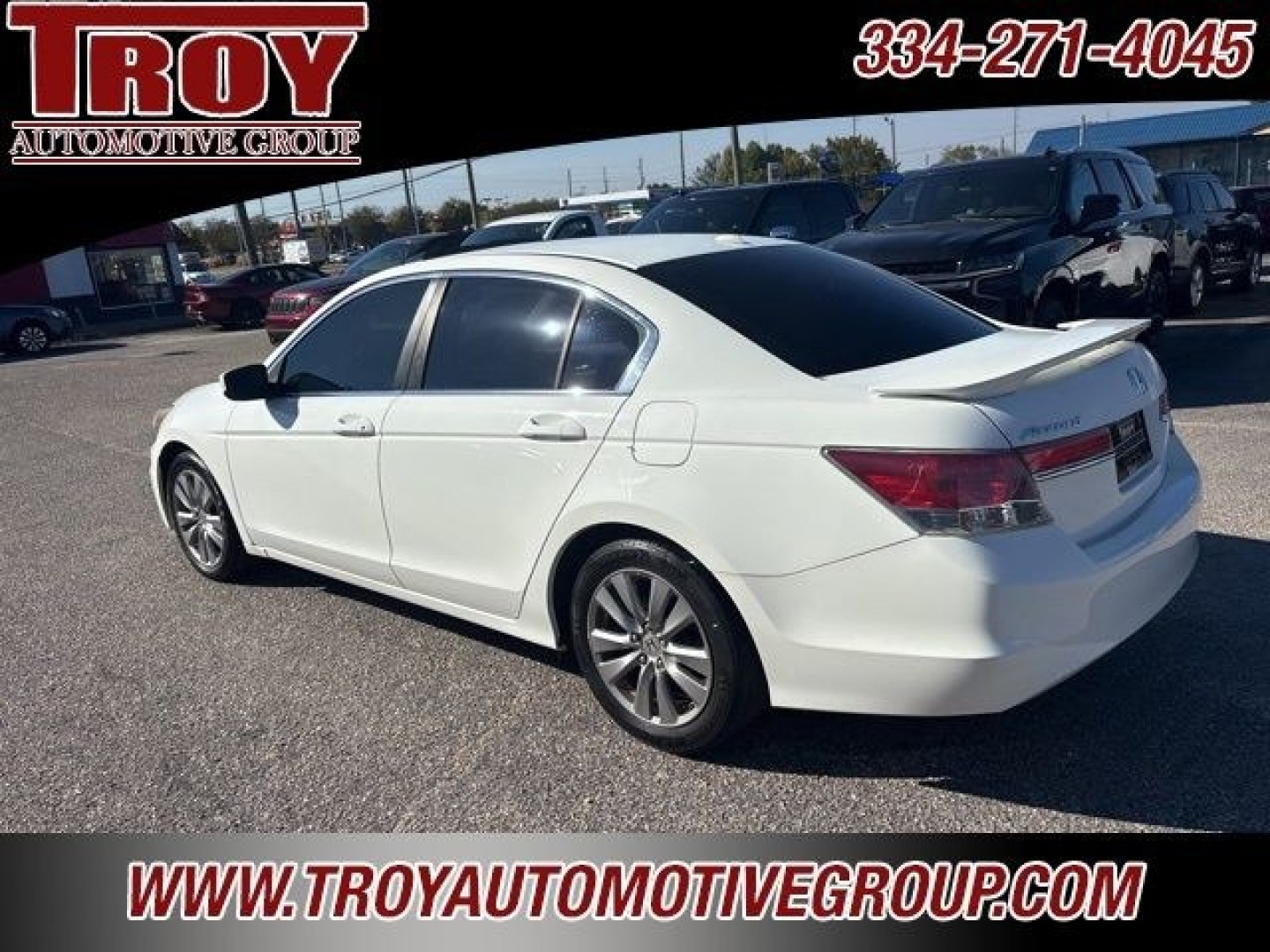 2012 White /Ivory Honda Accord EX-L (1HGCP2F88CA) with an 2.4L I4 DOHC i-VTEC 16V engine, Automatic transmission, located at 6812 Atlanta Hwy, Montgomery, AL, 36117, (334) 271-4045, 32.382118, -86.178673 - Power Sunroof!!<br>Heated Seats!!<br>2-Keys!!<br>White 2012 Honda Accord EX-L FWD 2.4 2.4L I4 DOHC i-VTEC 16V 5-Speed Automatic with Overdrive<br><br>Financing Available---Top Value for Trades.<br><br>23/34 City/Highway MPG<br><br><br>Awards:<br> * 2012 KBB.com Brand Image Awards<br>Kelley Blue Boo- Photo#3