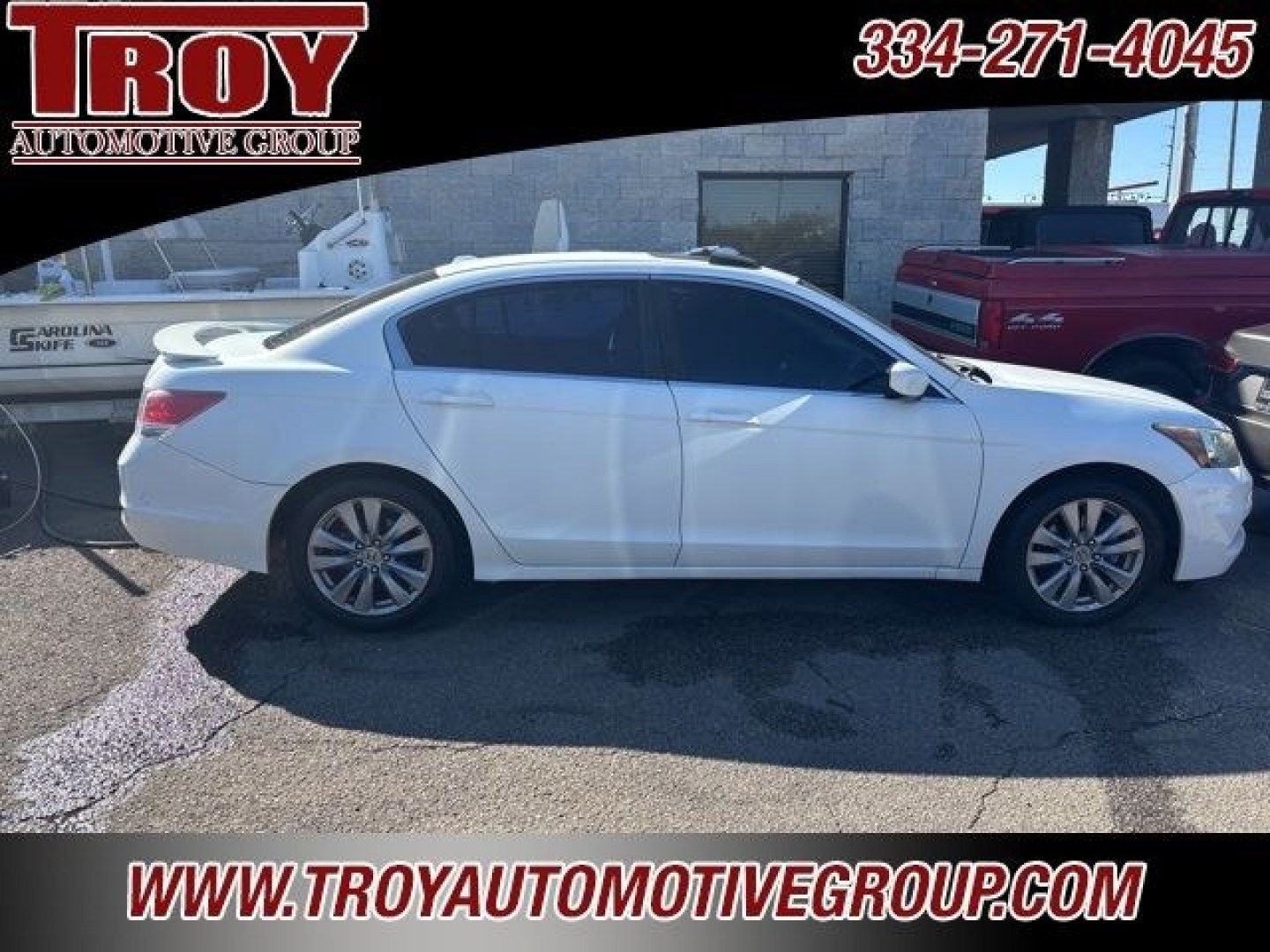 2012 White /Ivory Honda Accord EX-L (1HGCP2F88CA) with an 2.4L I4 DOHC i-VTEC 16V engine, Automatic transmission, located at 6812 Atlanta Hwy, Montgomery, AL, 36117, (334) 271-4045, 32.382118, -86.178673 - Power Sunroof!!<br>Heated Seats!!<br>2-Keys!!<br>White 2012 Honda Accord EX-L FWD 2.4 2.4L I4 DOHC i-VTEC 16V 5-Speed Automatic with Overdrive<br><br>Financing Available---Top Value for Trades.<br><br>23/34 City/Highway MPG<br><br><br>Awards:<br> * 2012 KBB.com Brand Image Awards<br>Kelley Blue Boo- Photo#6