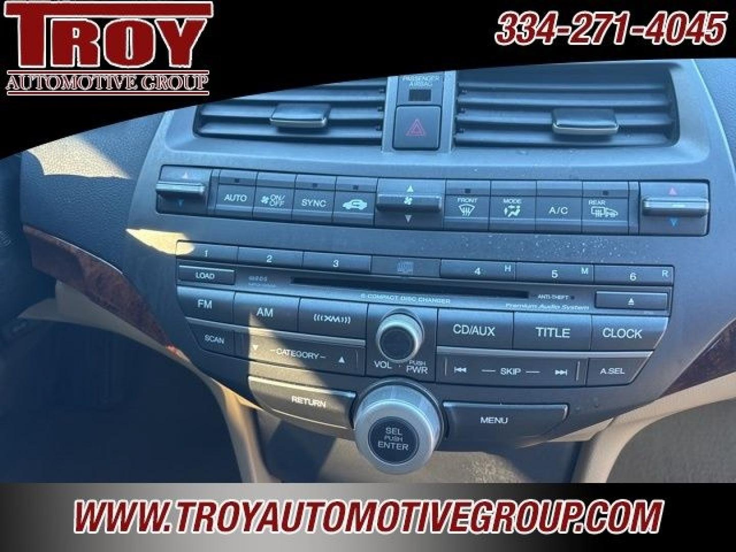 2012 White /Ivory Honda Accord EX-L (1HGCP2F88CA) with an 2.4L I4 DOHC i-VTEC 16V engine, Automatic transmission, located at 6812 Atlanta Hwy, Montgomery, AL, 36117, (334) 271-4045, 32.382118, -86.178673 - Power Sunroof!!<br>Heated Seats!!<br>2-Keys!!<br>White 2012 Honda Accord EX-L FWD 2.4 2.4L I4 DOHC i-VTEC 16V 5-Speed Automatic with Overdrive<br><br>Financing Available---Top Value for Trades.<br><br>23/34 City/Highway MPG<br><br><br>Awards:<br> * 2012 KBB.com Brand Image Awards<br>Kelley Blue Boo- Photo#23