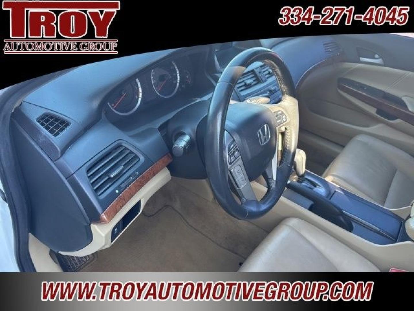 2012 White /Ivory Honda Accord EX-L (1HGCP2F88CA) with an 2.4L I4 DOHC i-VTEC 16V engine, Automatic transmission, located at 6812 Atlanta Hwy, Montgomery, AL, 36117, (334) 271-4045, 32.382118, -86.178673 - Power Sunroof!!<br>Heated Seats!!<br>2-Keys!!<br>White 2012 Honda Accord EX-L FWD 2.4 2.4L I4 DOHC i-VTEC 16V 5-Speed Automatic with Overdrive<br><br>Financing Available---Top Value for Trades.<br><br>23/34 City/Highway MPG<br><br><br>Awards:<br> * 2012 KBB.com Brand Image Awards<br>Kelley Blue Boo- Photo#33
