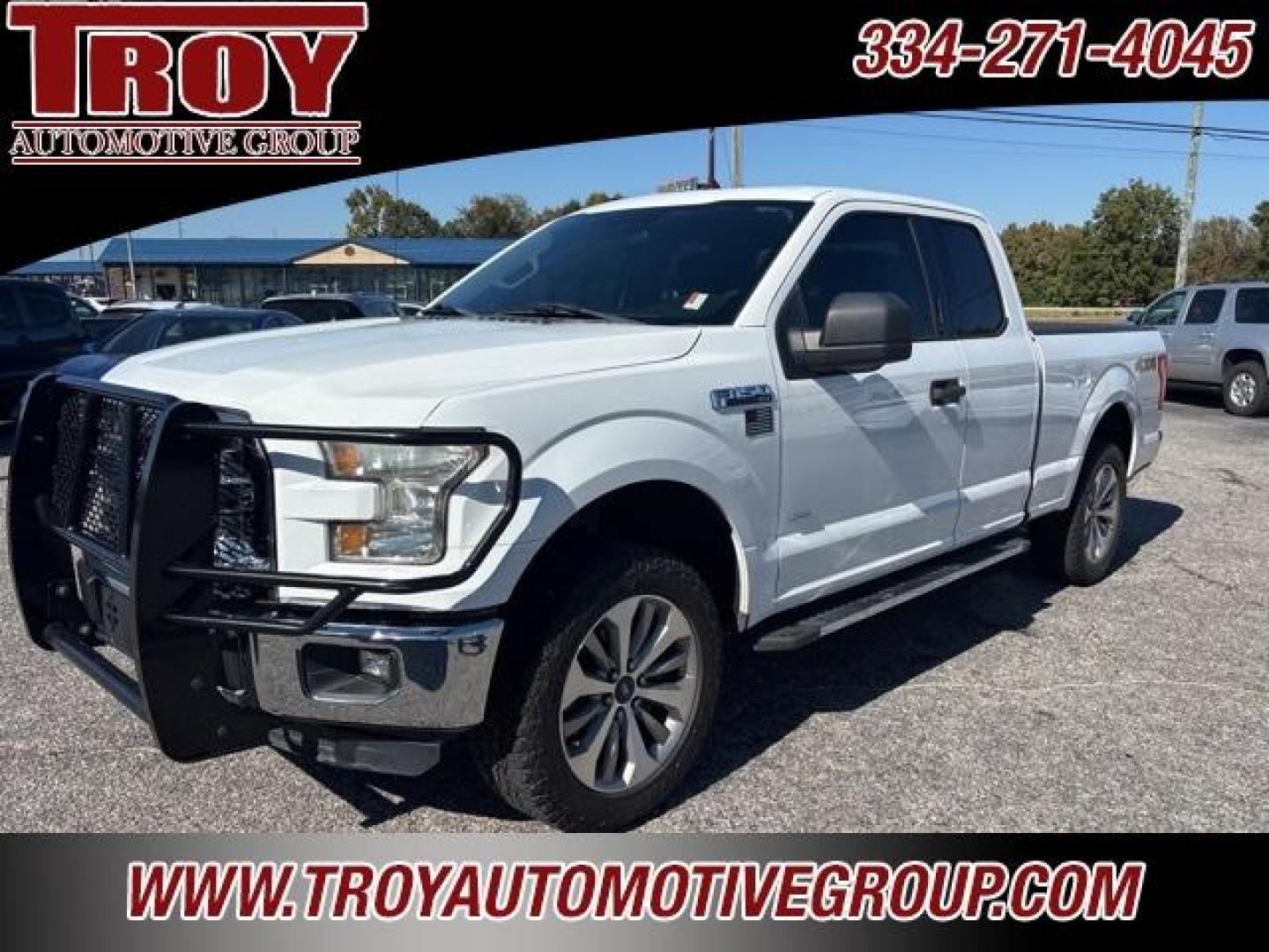 2015 Oxford White /Dark Earth Gray Ford F-150 XLT (1FTEX1EPXFF) with an 2.7L V6 EcoBoost engine, Automatic transmission, located at 6812 Atlanta Hwy, Montgomery, AL, 36117, (334) 271-4045, 32.382118, -86.178673 - Photo#0