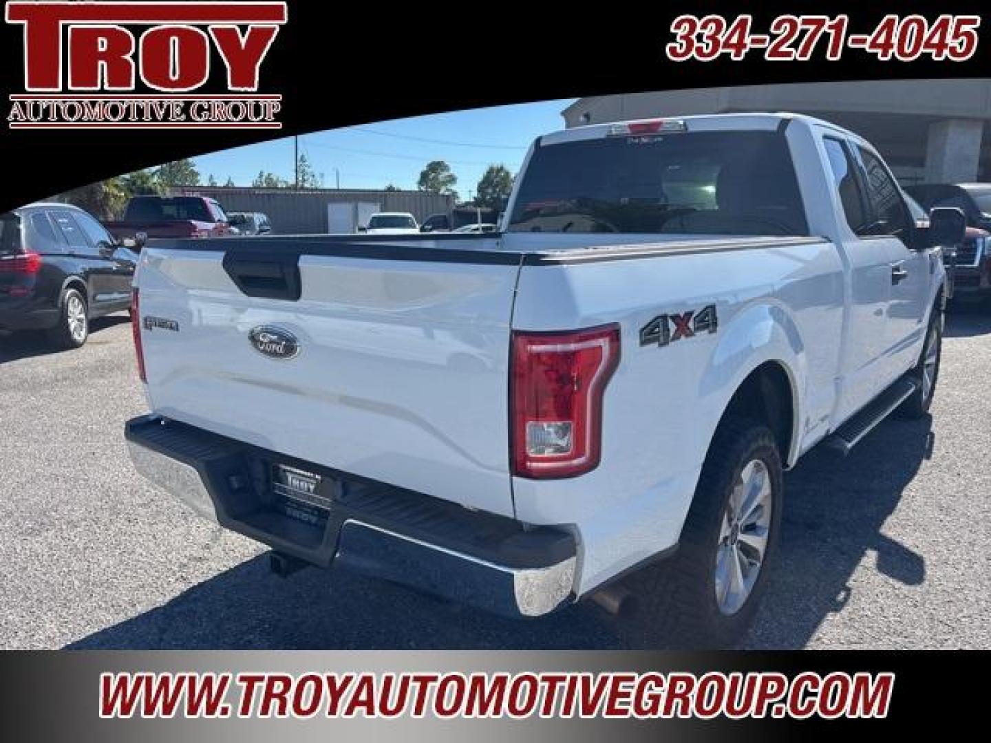 2015 Oxford White /Dark Earth Gray Ford F-150 XLT (1FTEX1EPXFF) with an 2.7L V6 EcoBoost engine, Automatic transmission, located at 6812 Atlanta Hwy, Montgomery, AL, 36117, (334) 271-4045, 32.382118, -86.178673 - Photo#12
