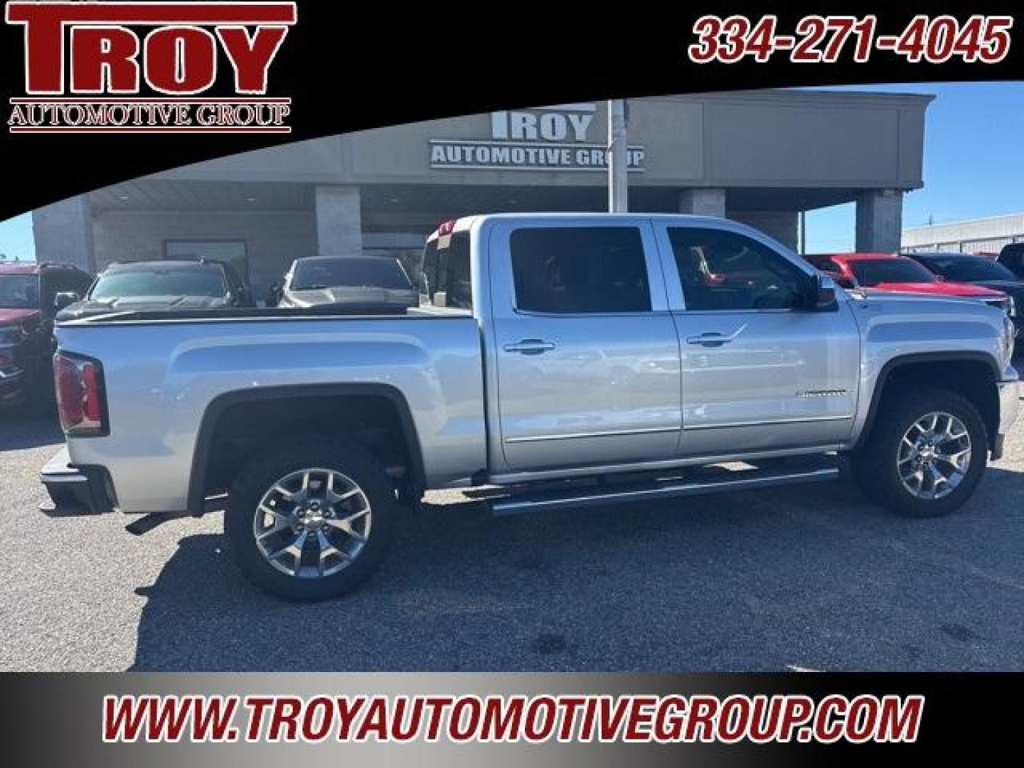 2018 Quicksilver Metallic /Dark Ash Seats With Jet Black Interior Accents GMC Sierra 1500 SLT (3GTU2NEC8JG) with an EcoTec3 5.3L V8 engine, Automatic transmission, located at 6812 Atlanta Hwy, Montgomery, AL, 36117, (334) 271-4045, 32.382118, -86.178673 - Photo#8